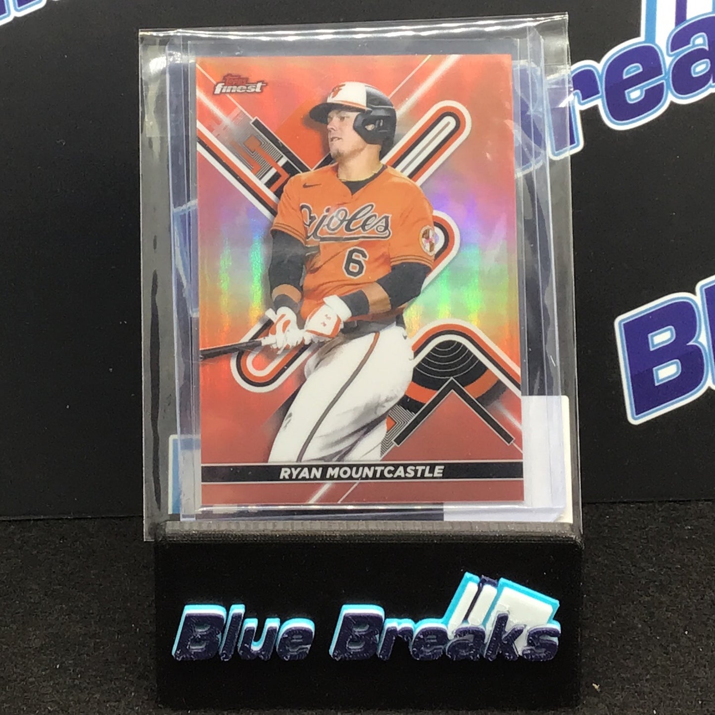 2022 Topps Finest Orange Ryan Mountcastle 32/75 #36 Orioles