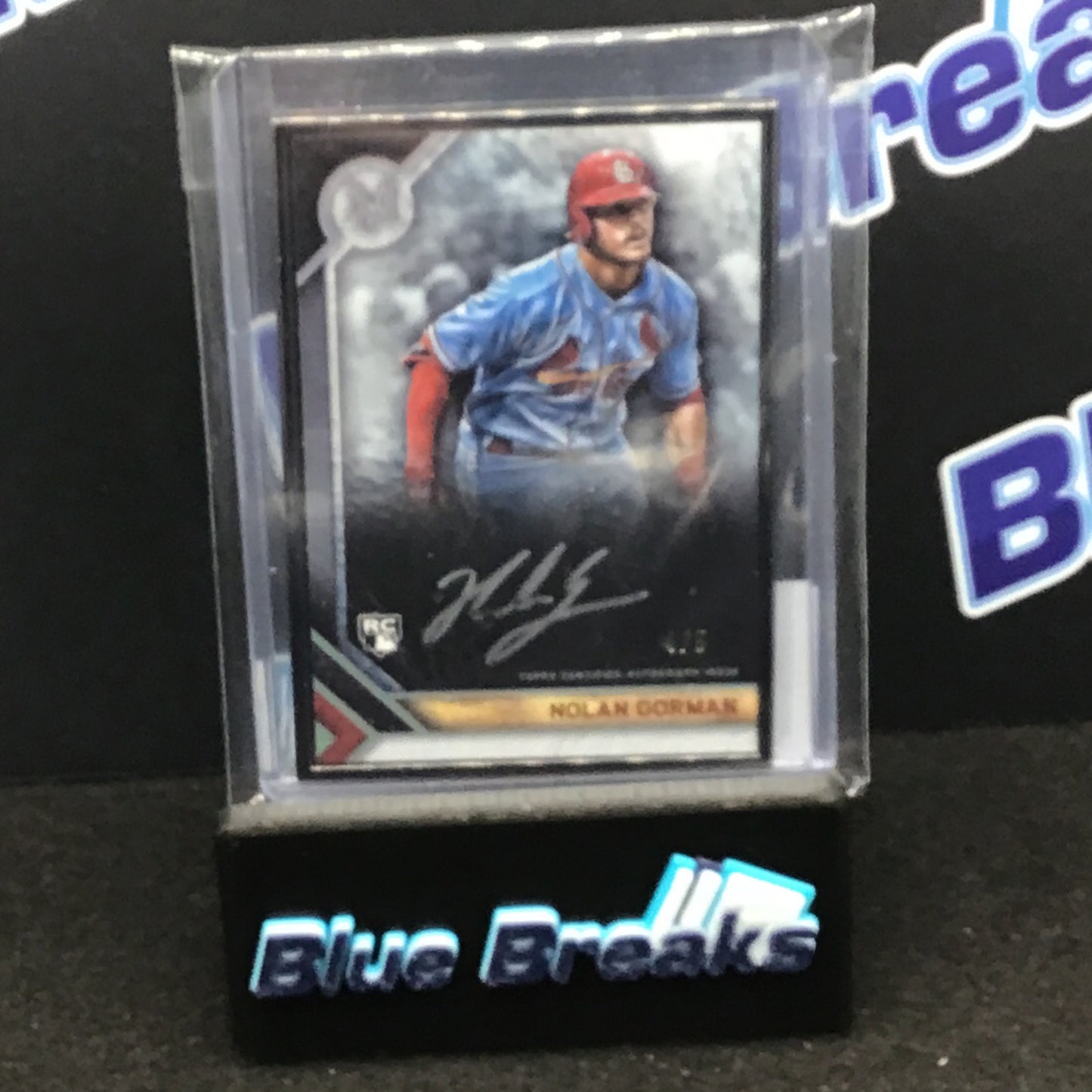 2023 Topps Museum Collection Framed Auto Nolan Gorman 4/5 RC #MFA-NG Cardinals