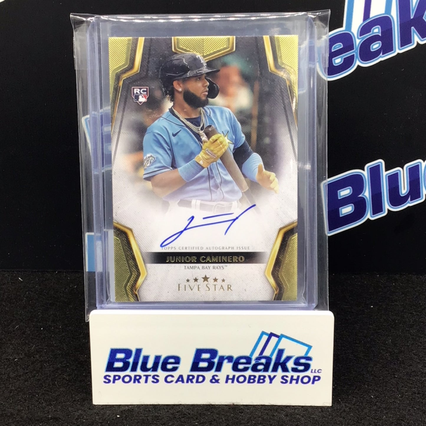 2024 Topps Five Star Junior Caminero auto RC #FSA-JC Rays