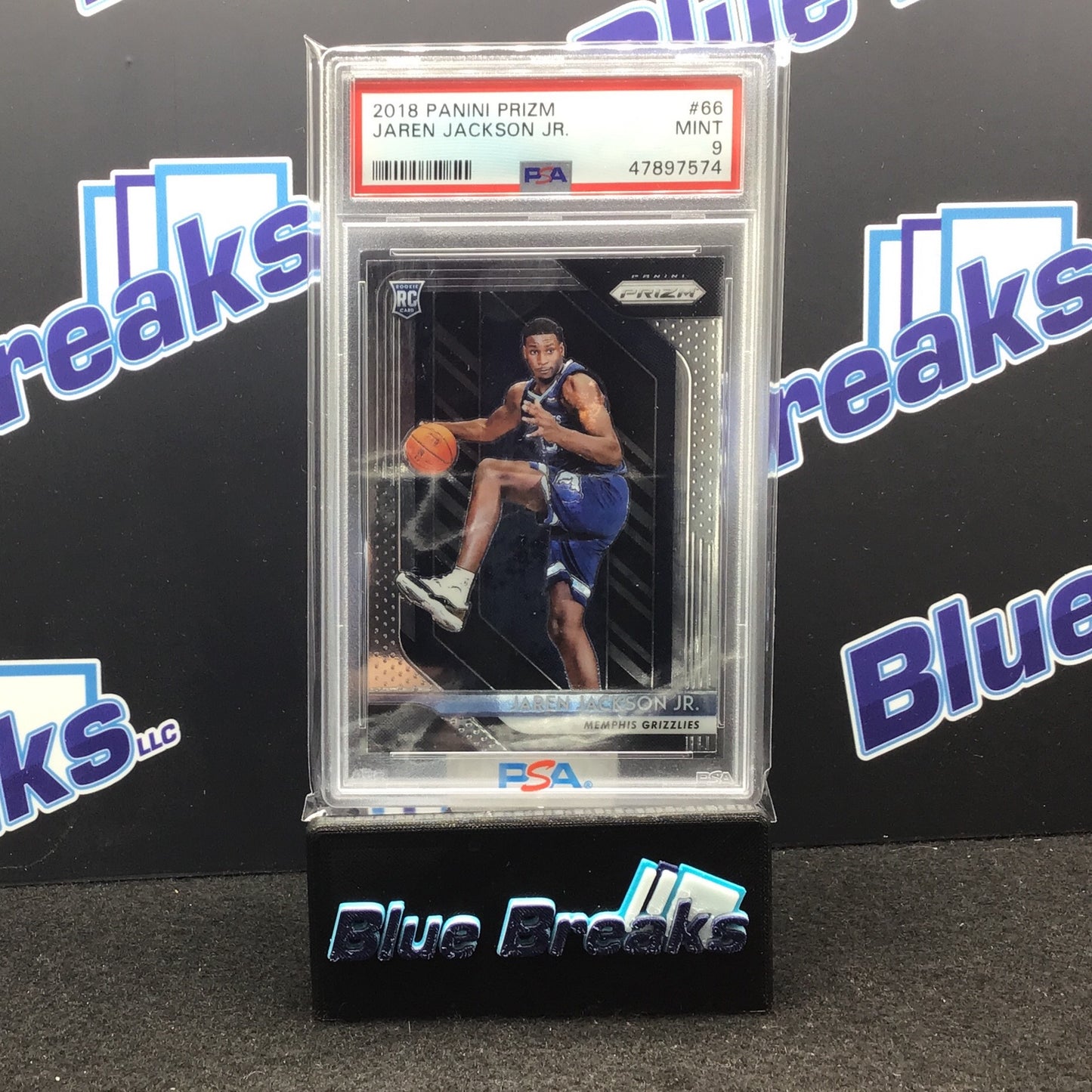 2018 Panini Prizm Jaren Jackson Jr 66 PSA 9 Grizzles