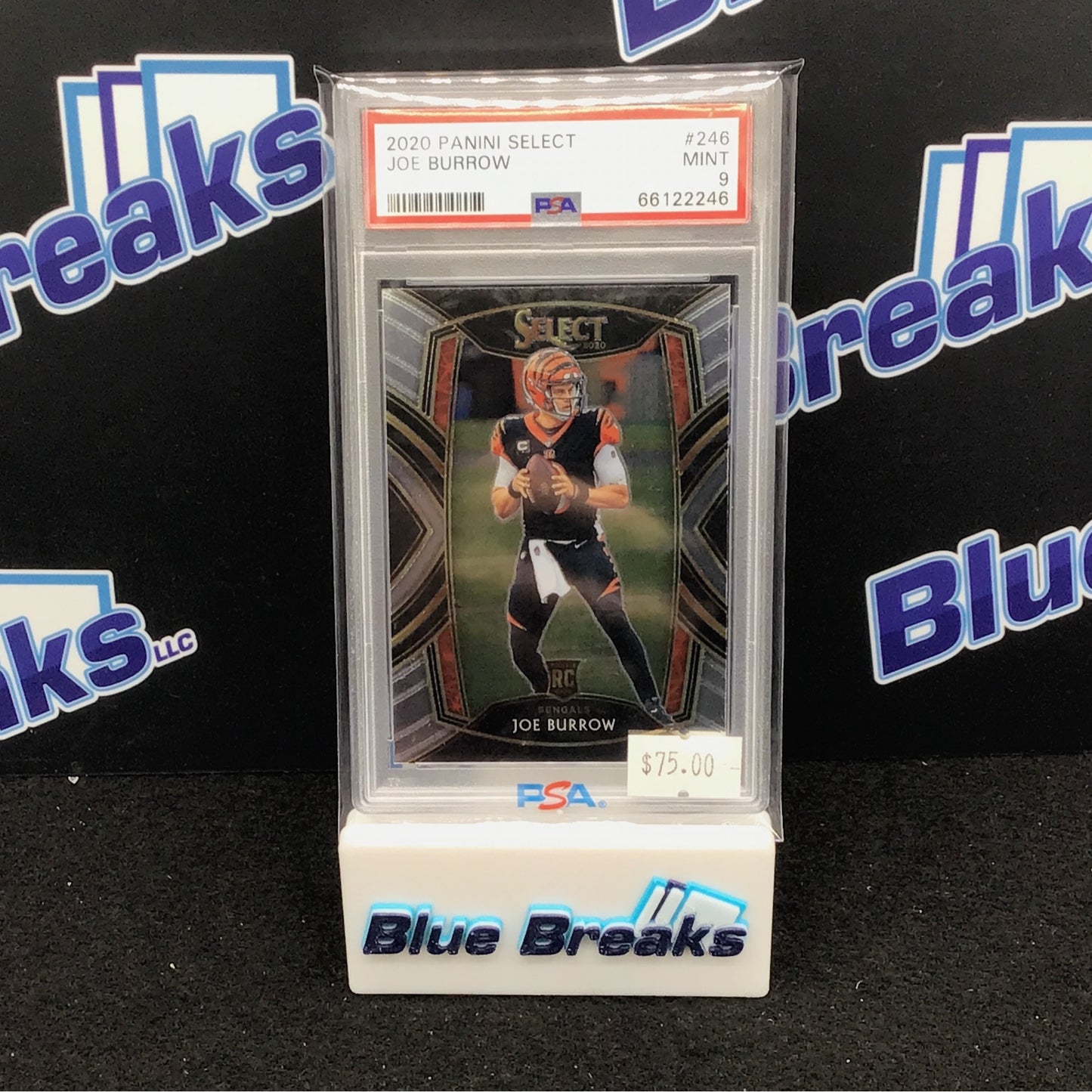 2020 Panini Select Joe Burrow #246 PSA 9 Bengals