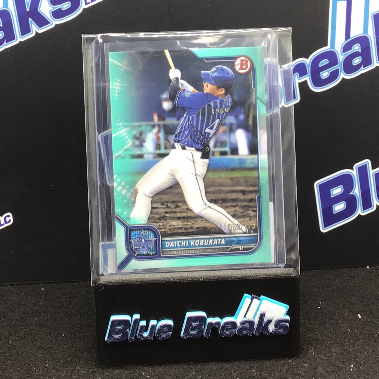 2022 Bowman - NPB - Teal - Daichi Kobukata - 062/175 - #87 - baseball - Yokohama DeNA Baystars