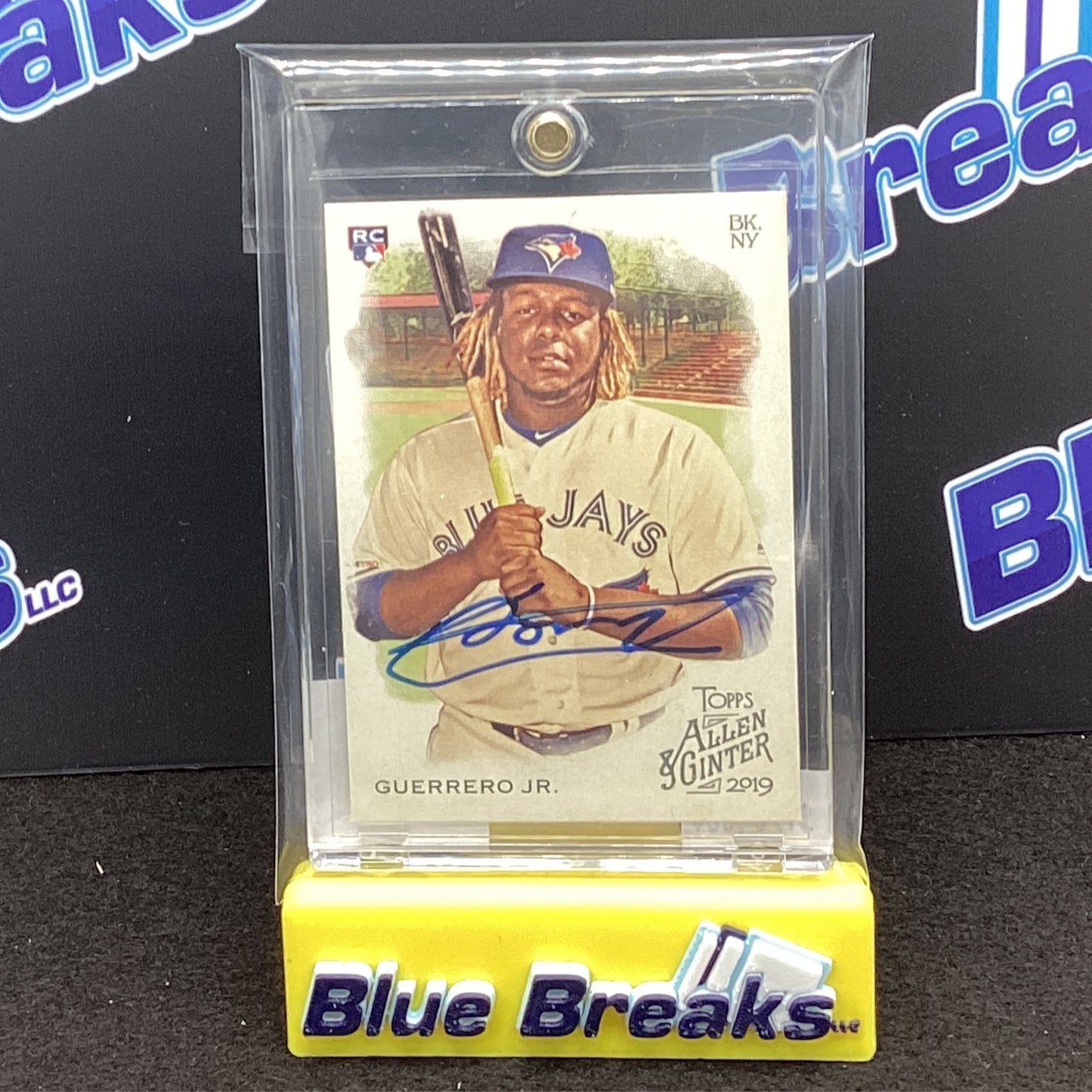 2019 Allen & Ginter Vladimir Guerrero Jr auto JSA certified AG05012