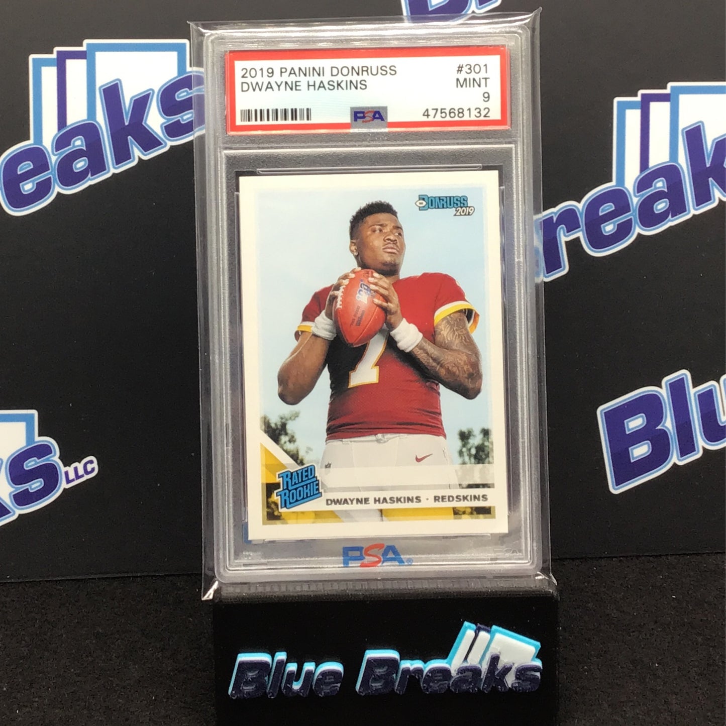 2019 Panini Donruss - Dwayne Haskins - Washington Redskins - #301 - PSA 9