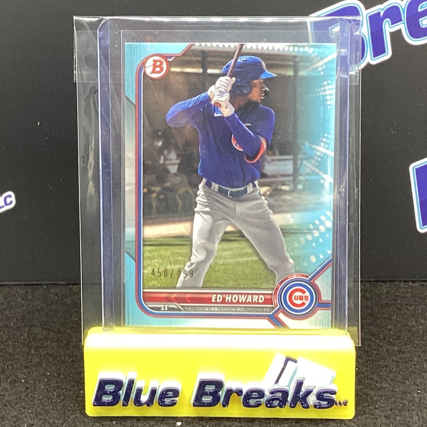 2022 Bowman Blue Ed Howard 458/499 BP-64