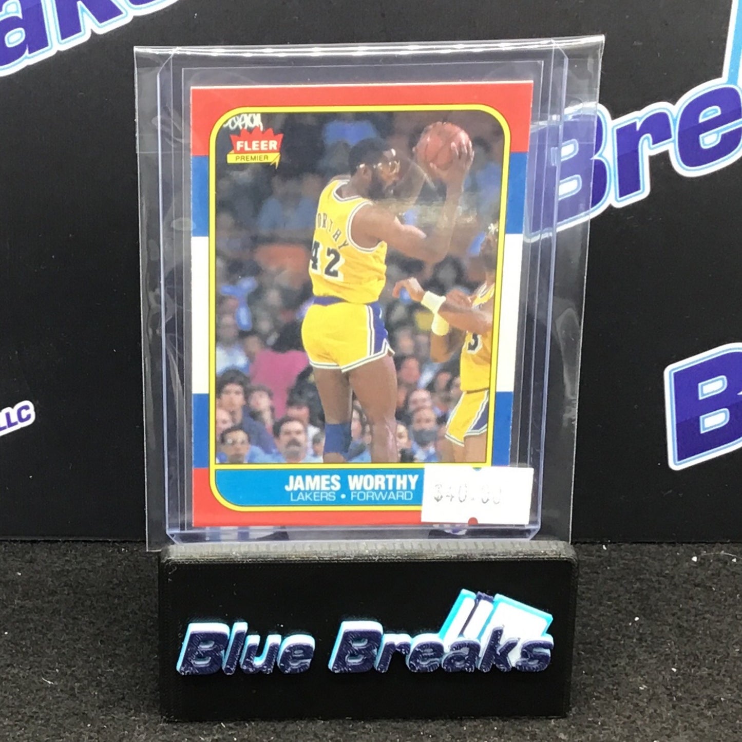 1986 Fleer James Worthy #131 Lakers