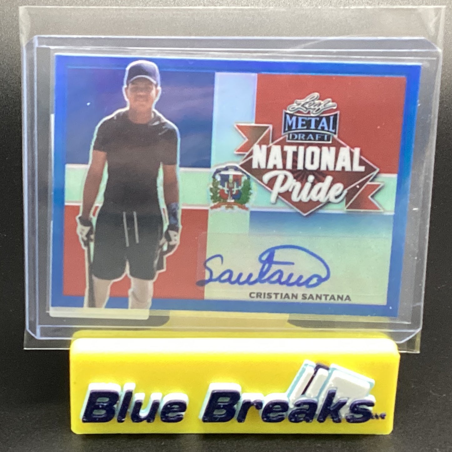 2021 Leaf Metal Draft Nation Pride Christian Santana 5/35 NP-CS1