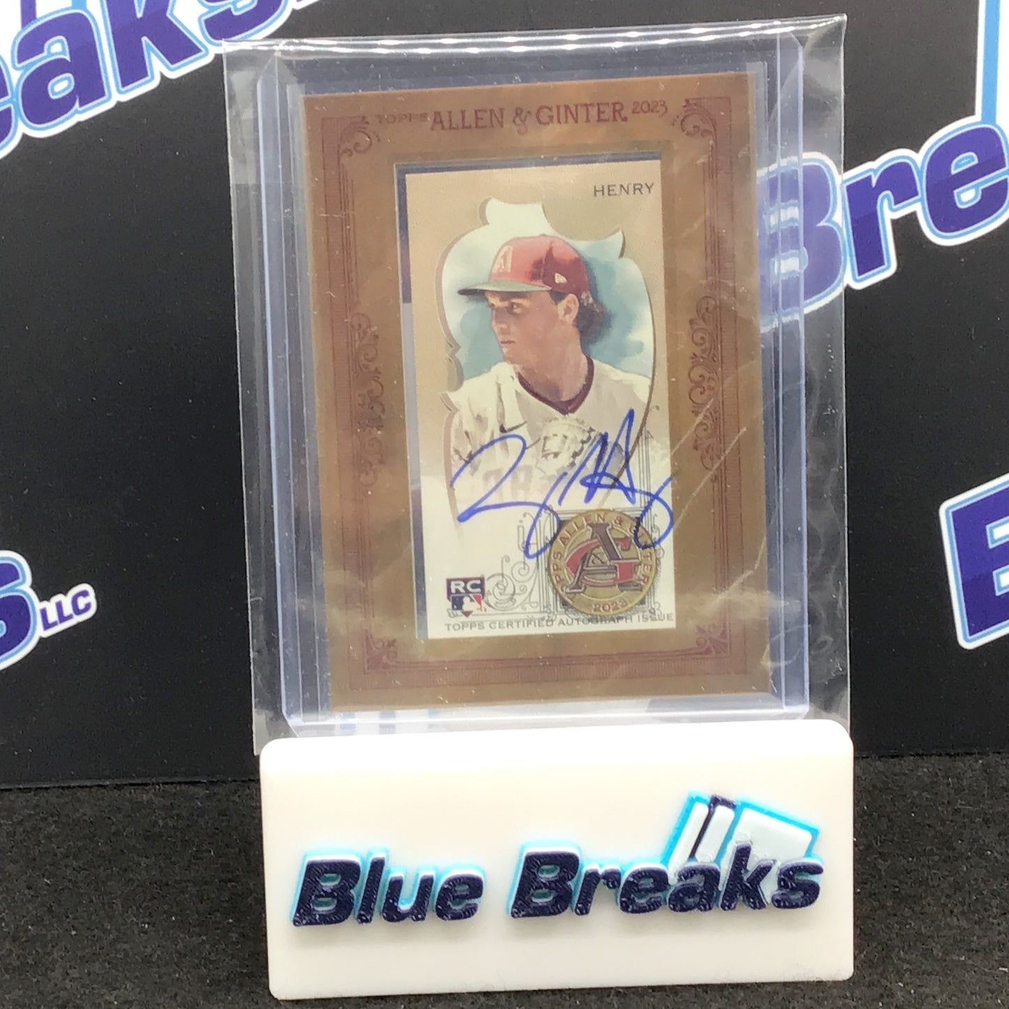 2023 Topps - Allen & Ginter - Tommy Henry - Arizona Diamondbacks - Framed Mini Auto