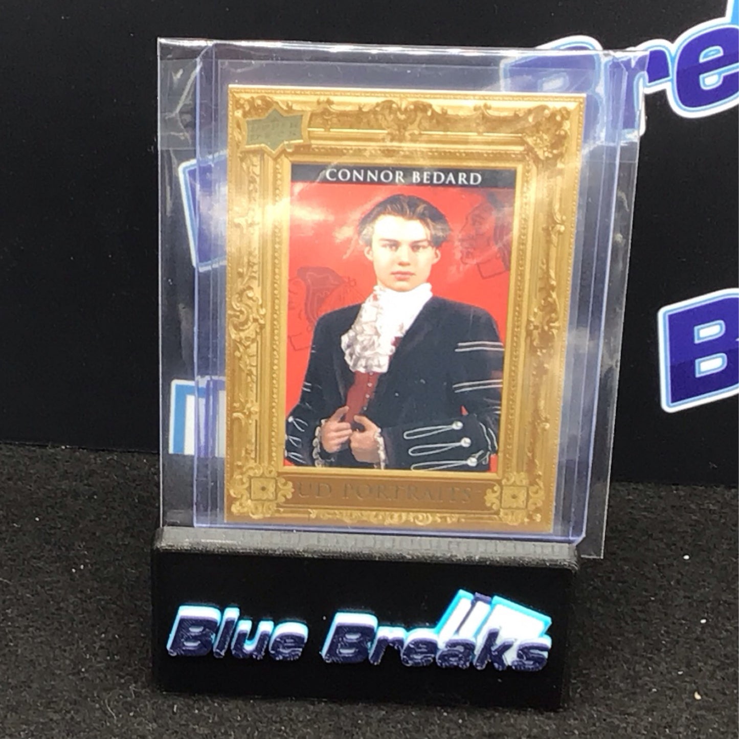 2023-24 Upper Deck Series 2 UD Portraits Connor Bedard #P60 Blackhawks