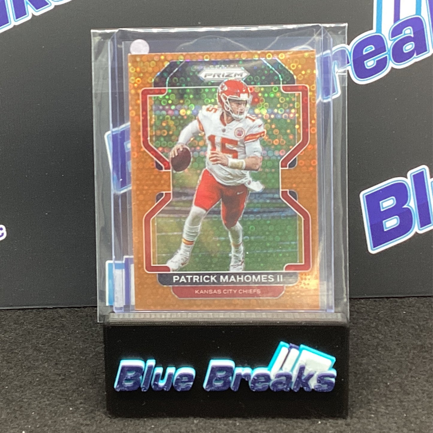 2021 Panini Prizm Orange Disco Patrick Mahomes II #190 Chiefs