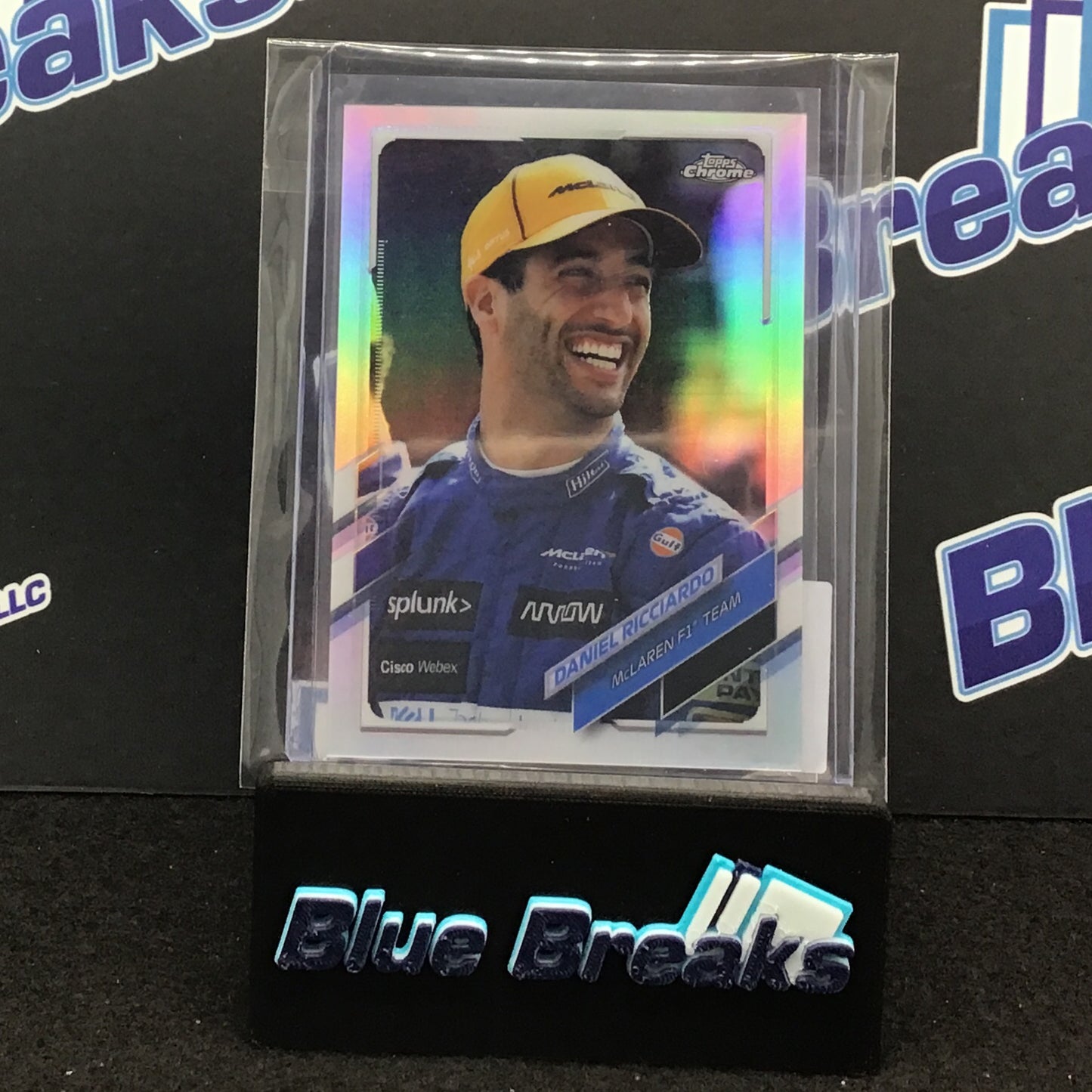 2021 Topps Chrome Refractor Daniel Ricciardo #28 F1