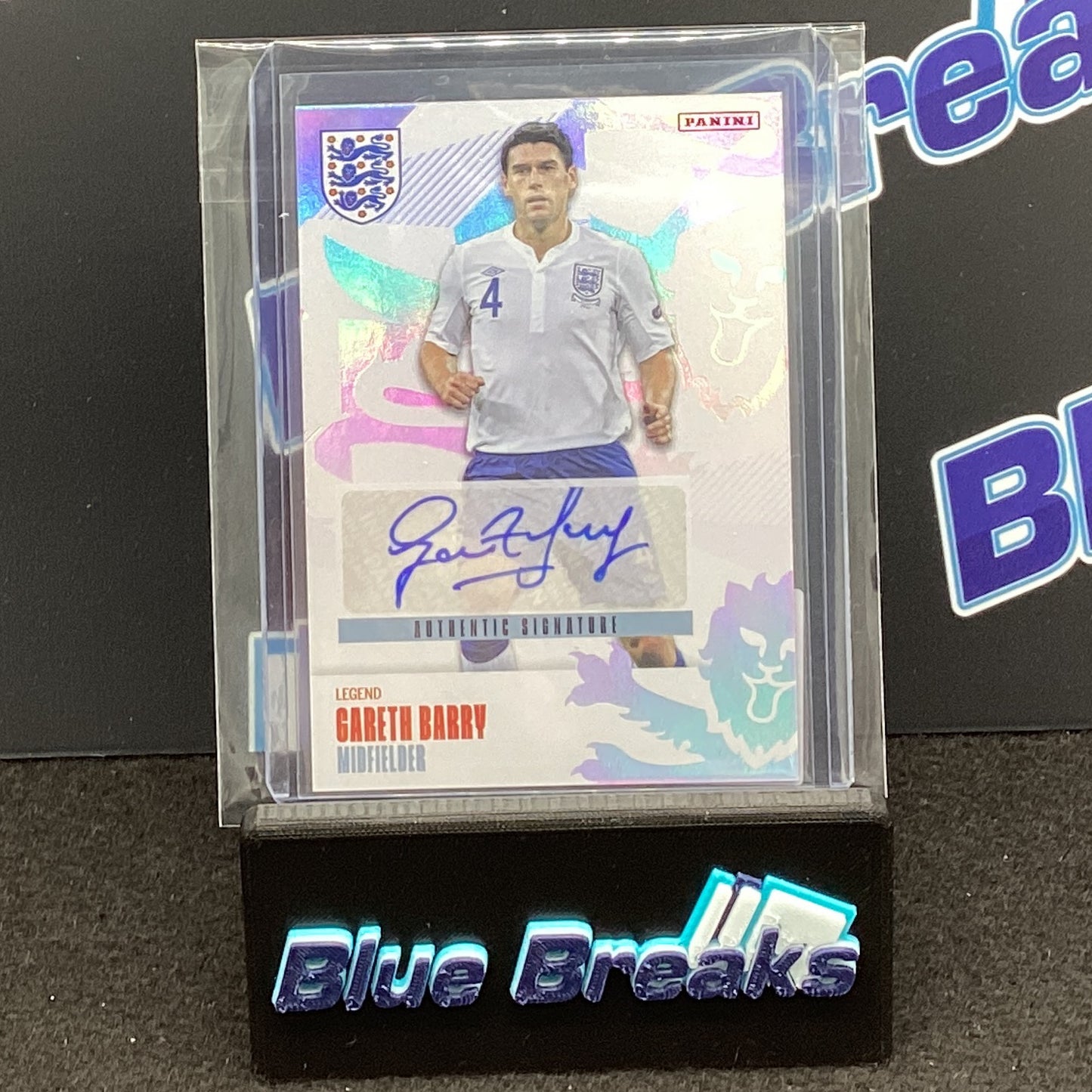 2022 Panini Football Association Ltd Gareth Barry auto England