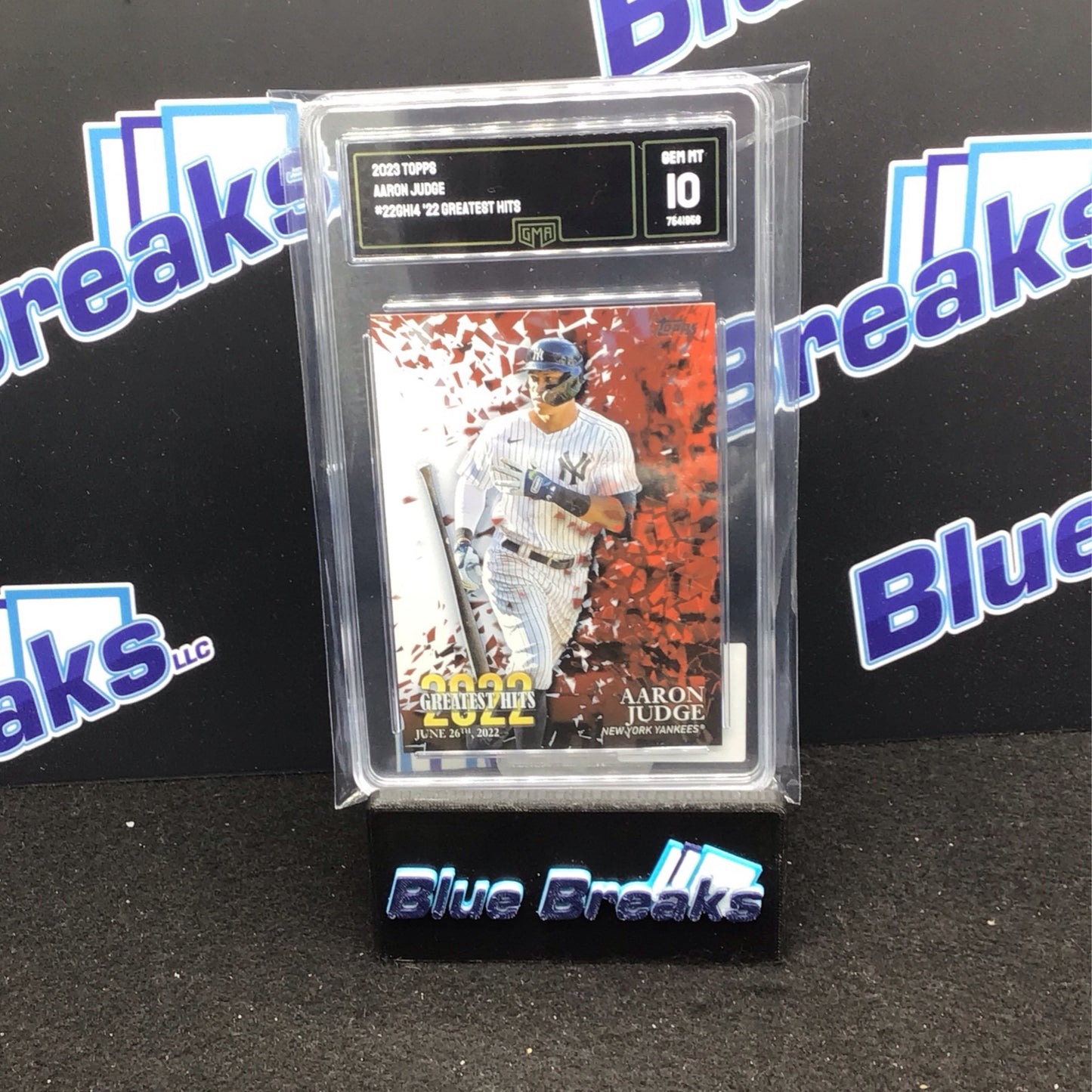 2023 Topps 2022 Greatest Hits Aaron Judge #22GH-14 GMA 10 Yankees