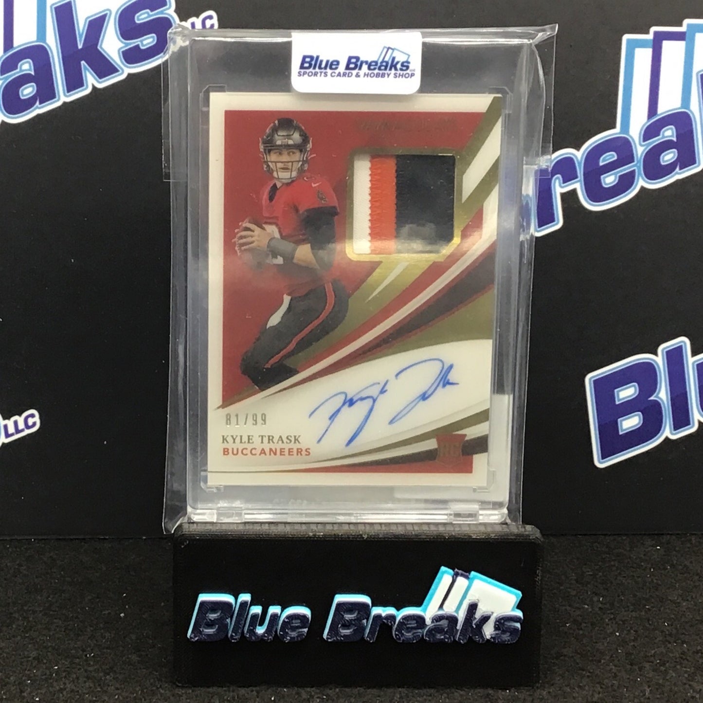 2021 Panini Immaculate Kyle Trask relic auto 81/99 #107 Buccaneers