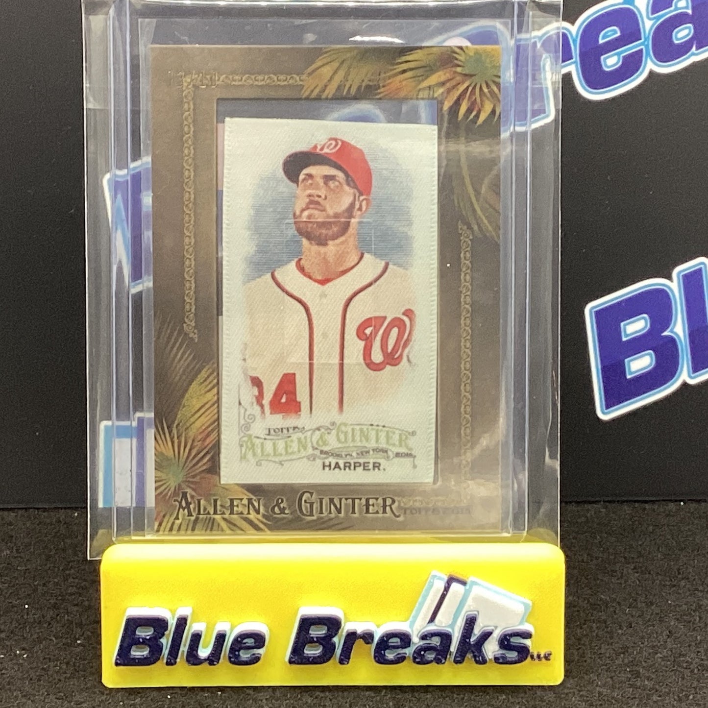 2016 Allen & Ginter - Bryce Harper Mini Silk - Washington Nationals - 3/10
