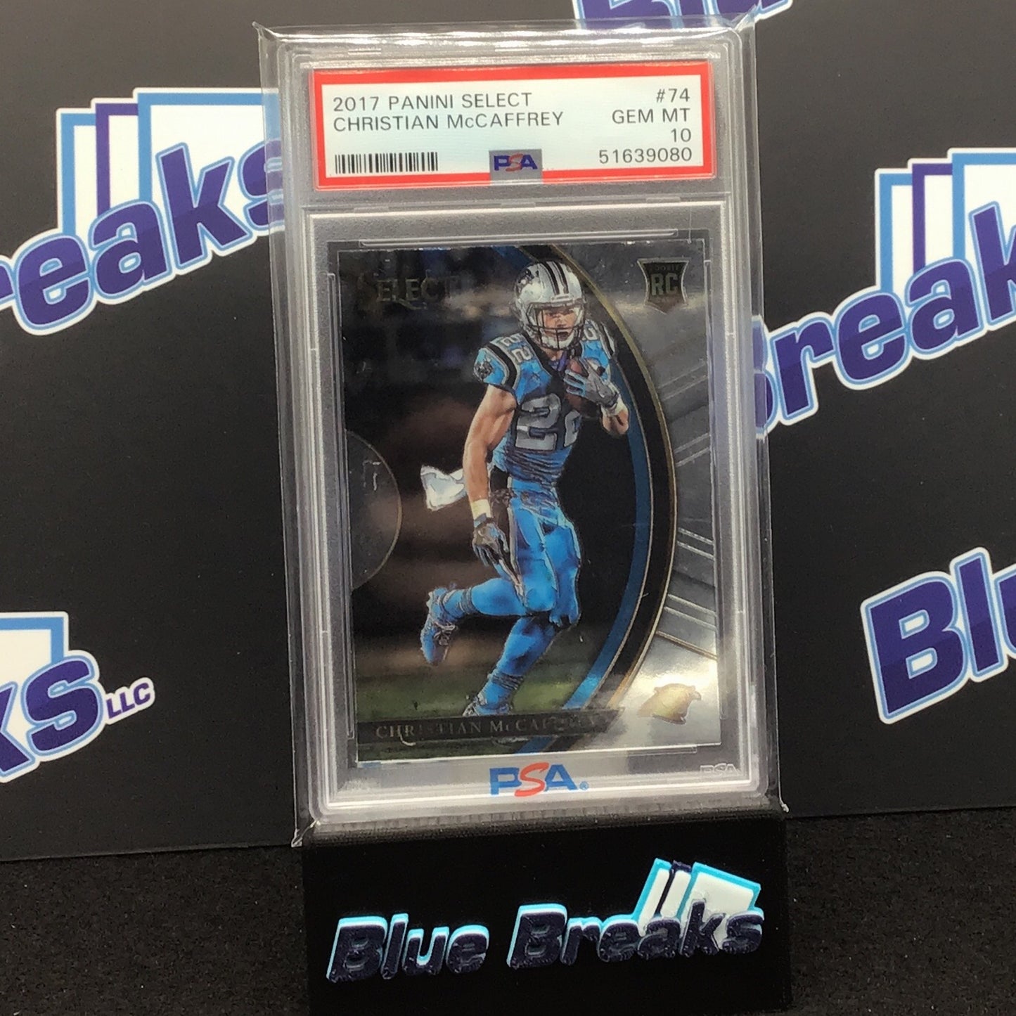 2017 Panini Select - Christian McCaffrey #74 Carolina Panthers - PSA Gem Mt 10