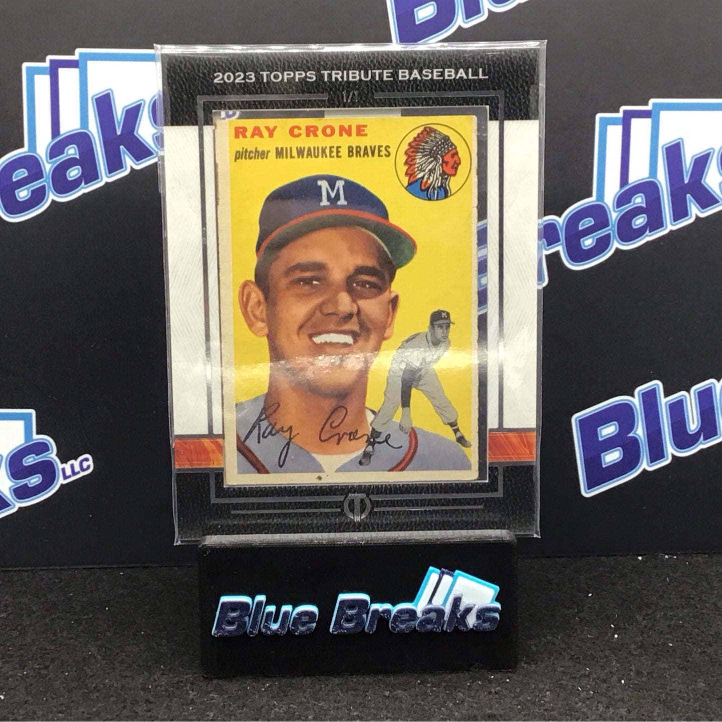 2023 Topps Tribute Ray Crone 1/1 Braves