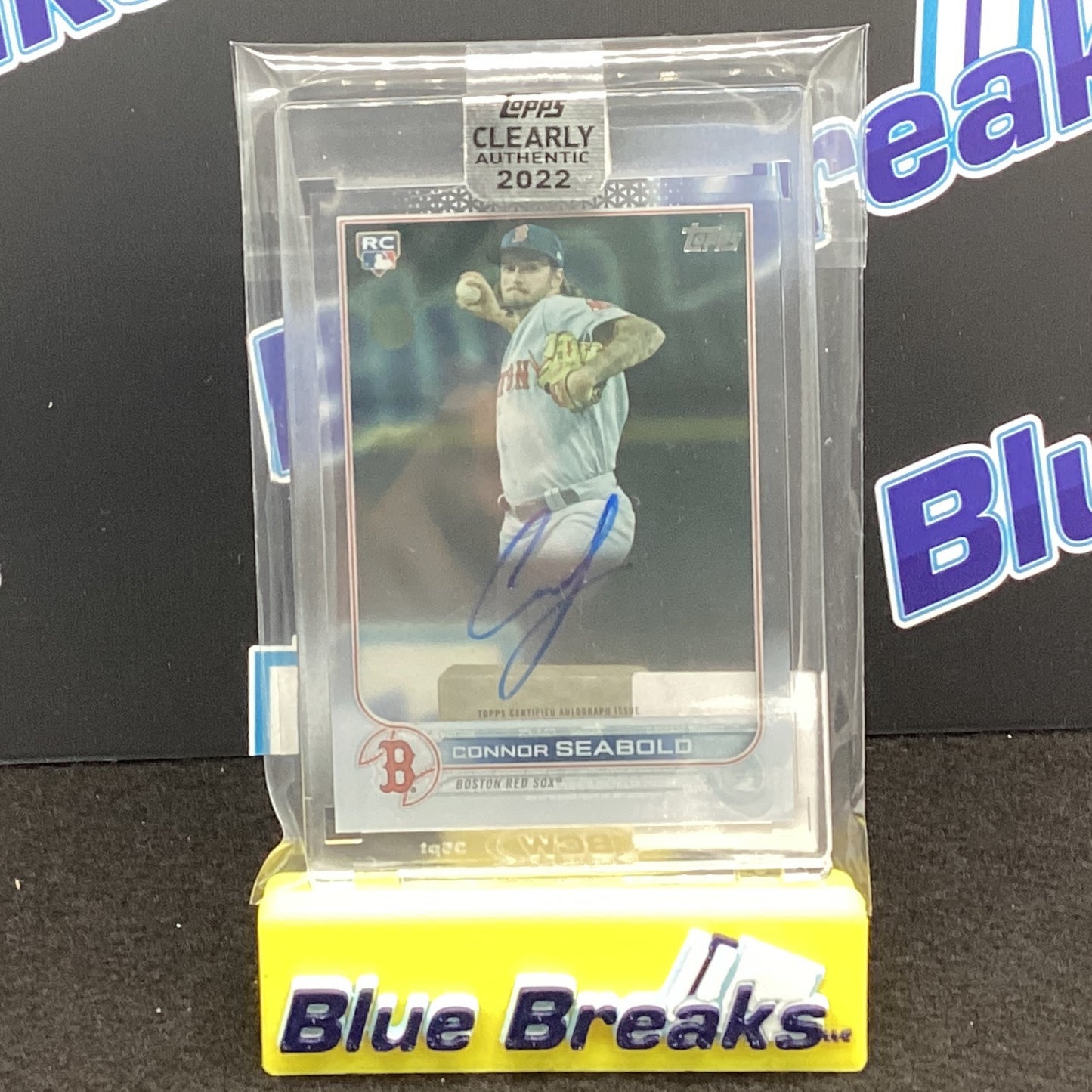 2022 Topps Clearly Authentic Connor Seabold auto #CAA-CS Red Sox
