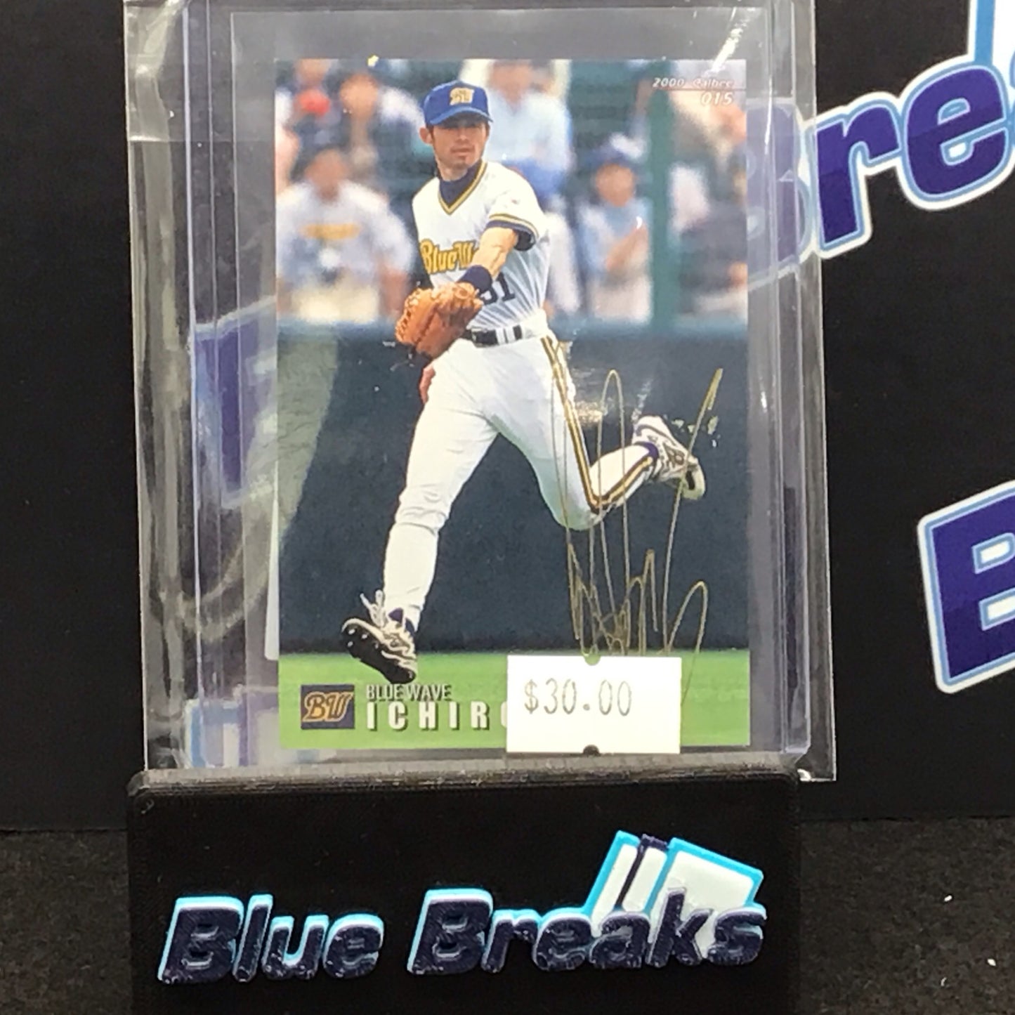 2000 Calbee Ichiro #015 Blue Wave