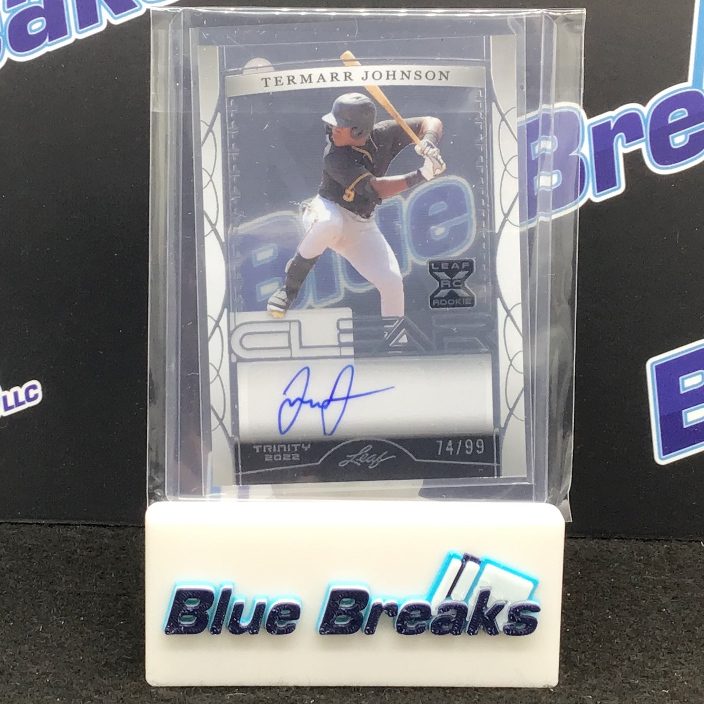 2022 Leaf - Trinity - Clear Rookie - XRC - Termarr Johnson - Pittsburgh Pirates - 74/99