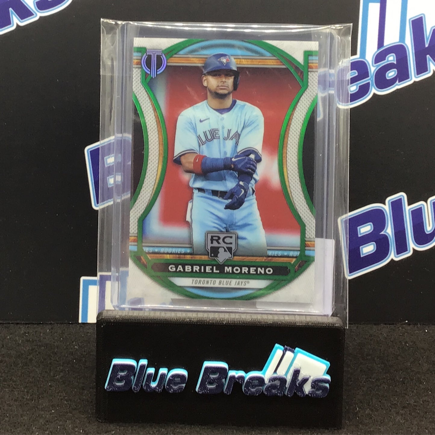 2023 Topps Tribute Green Gabriel Moreno 50/99 #96 Blue Jays