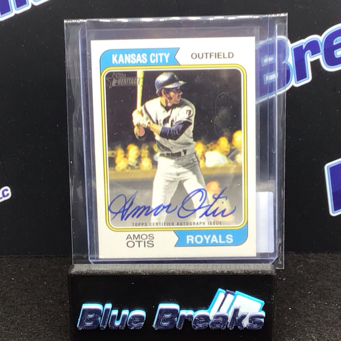 2023 Topps Heritage Amos Otis Autograph #ROA-AO Royals