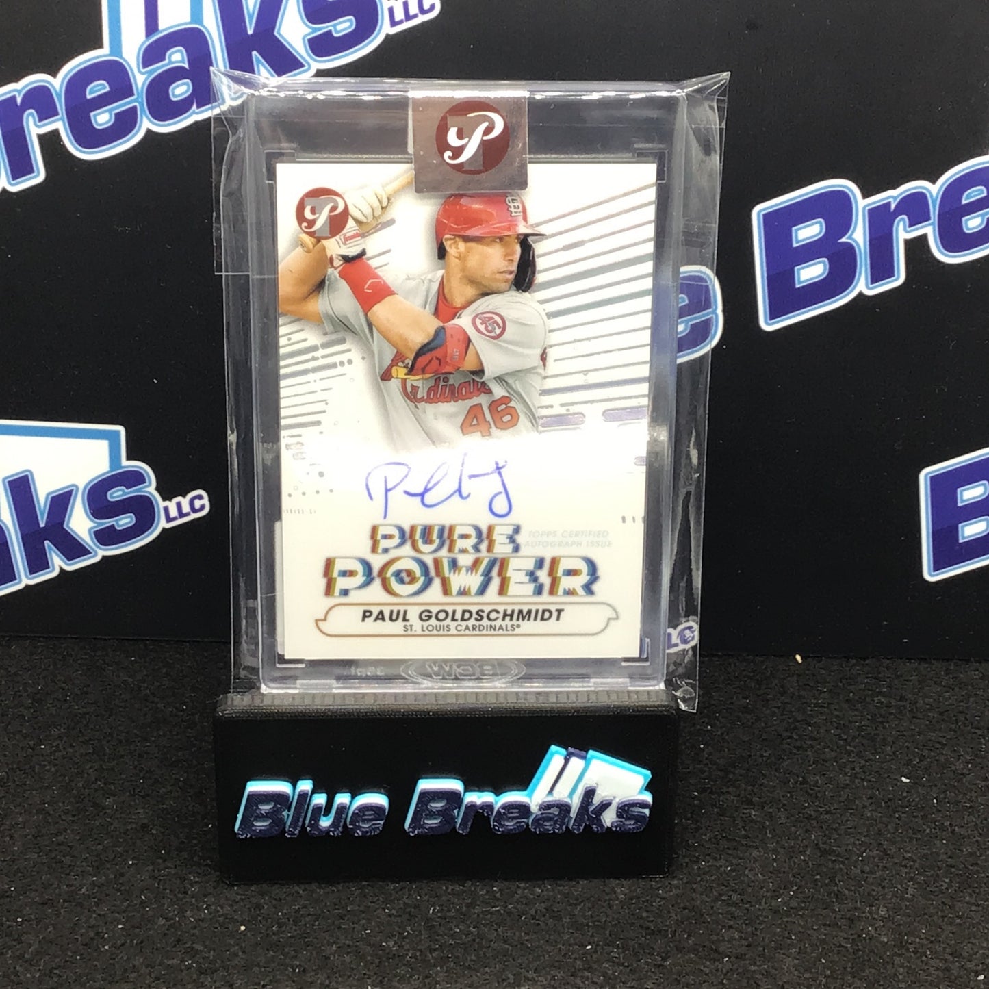 2022 Topps Pristine - Paul Goldschmidt - Pure Power - Autograph - St Louis Cardinals