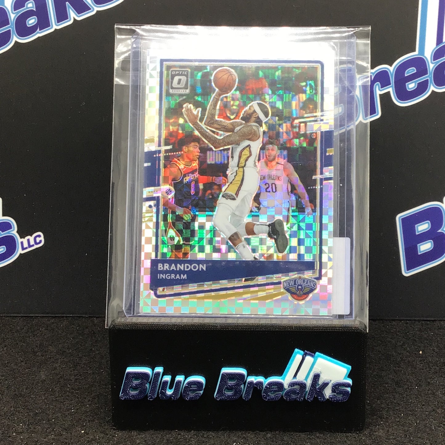 2020-21 Panini Donruss Optic Xfractor Prizm Brandon Ingram #58 Pelicans