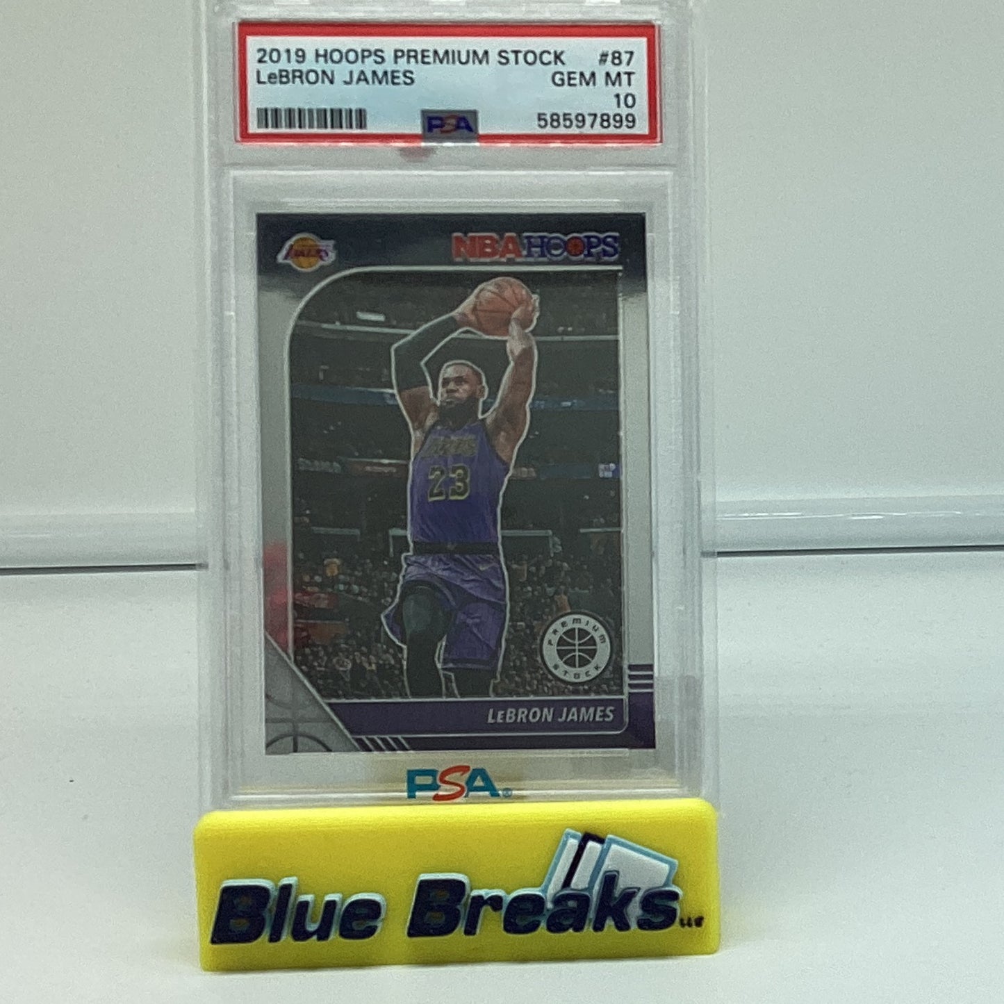 2019 Hoops Premium - LeBron James Gem 10