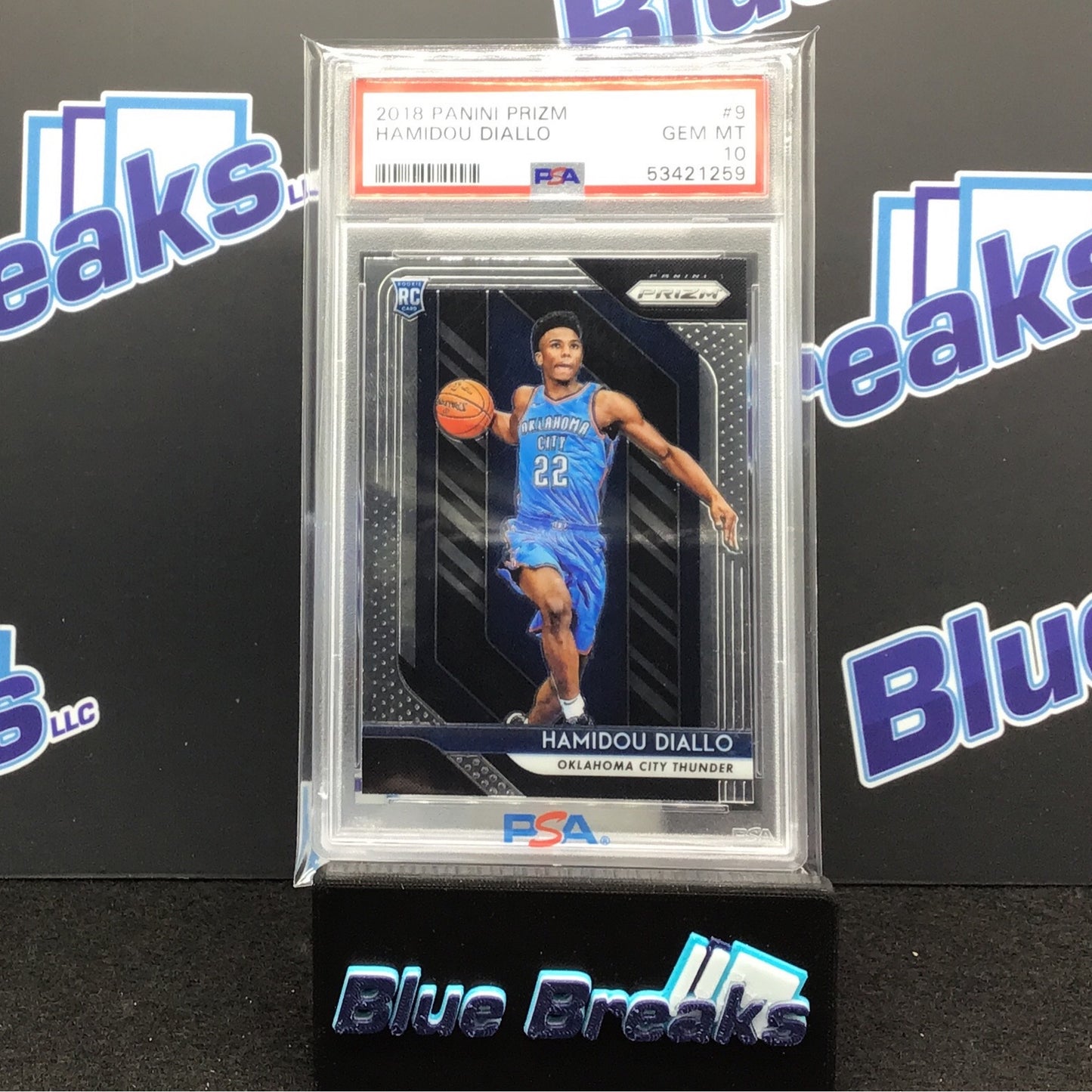 2018 Panini Prizm Hamidou Diallo #9 PSA 10 Thunder