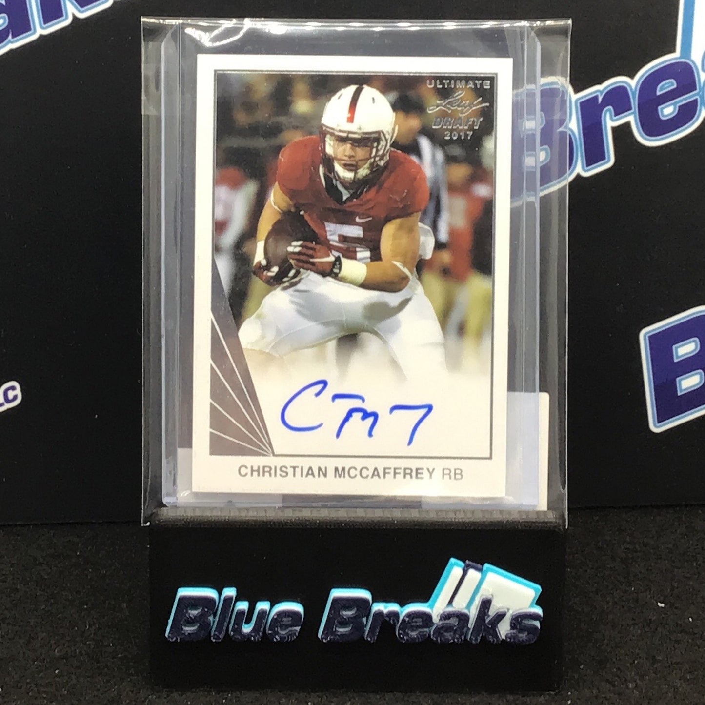2017 Leaf Ultimate Draft Christian McCaffrey auto #UBA-CM1