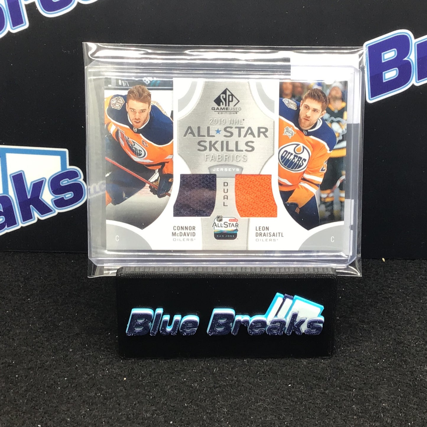 2019-20 SP Game Used All Star Skills Fabric McDavid Draisaitl #AS2-MD
