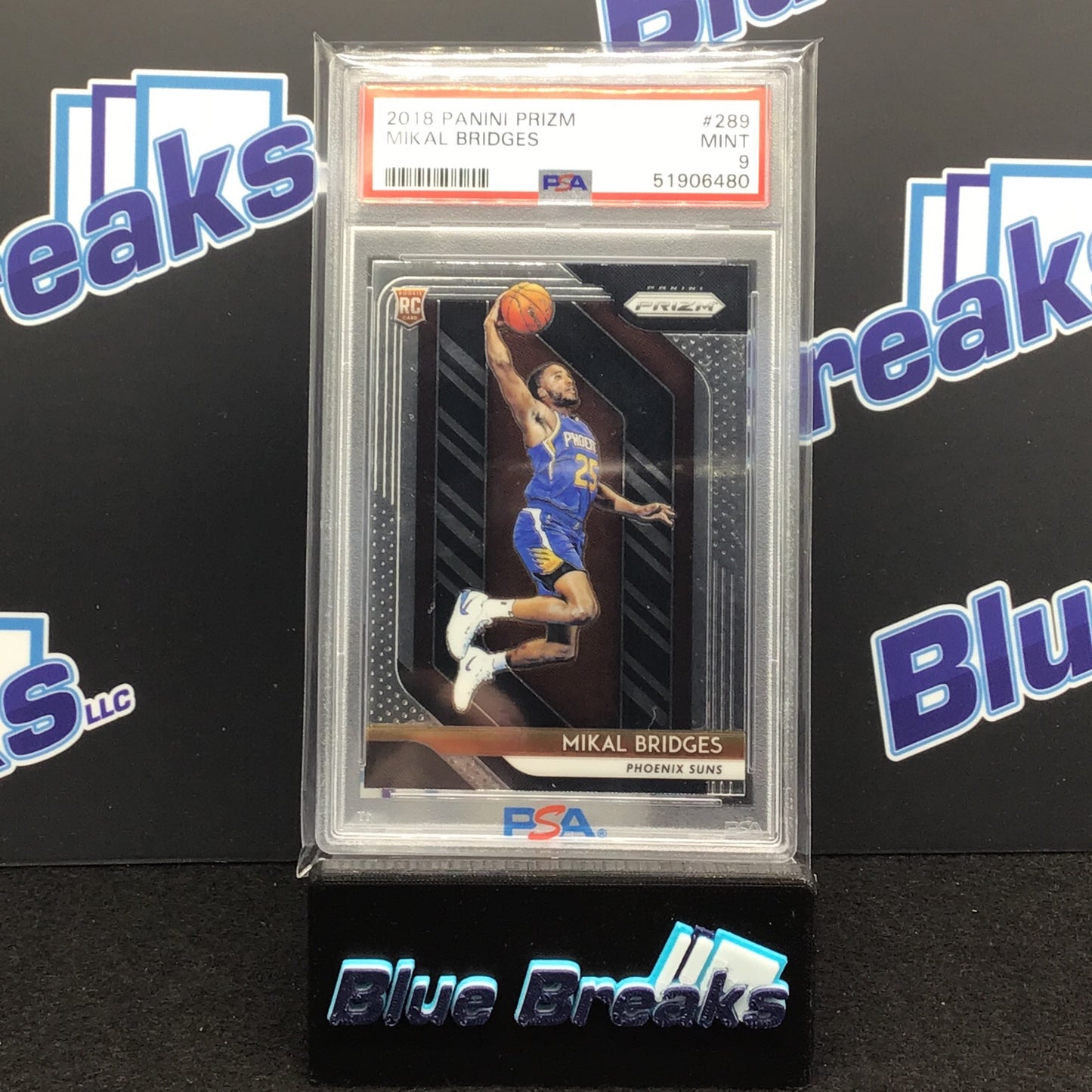 2018 Panini Prizm - Mikal Bridges - #289 - Phoenix Suns - PSA 9