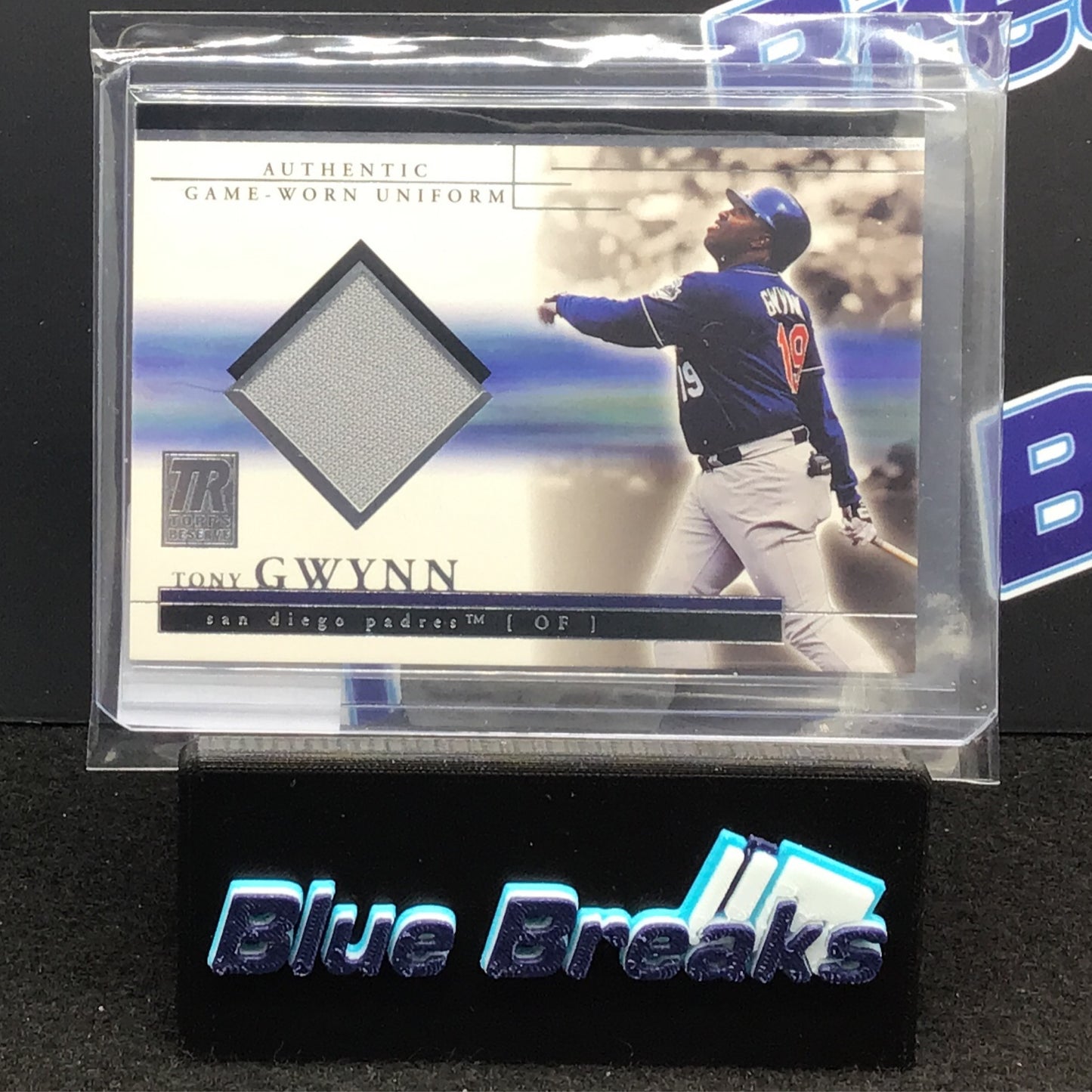 2002 Topps Reserve Tony Gwynn relic #TFJ-TG Padres