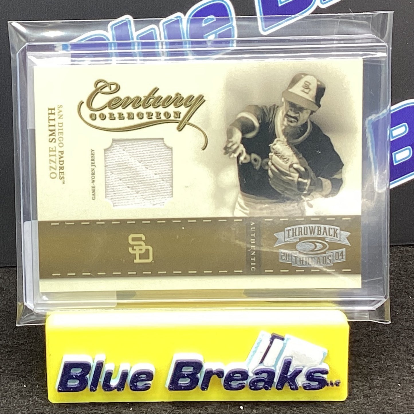 2004 Donruss Century Collection Throwback Threads Ozzie Smith 242/250 #CC-65