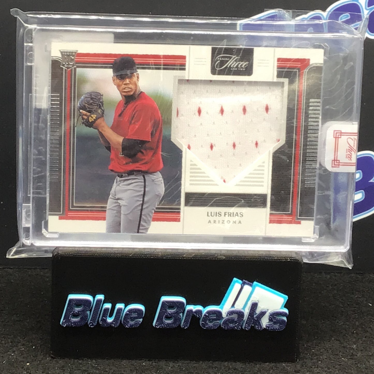 2022 Panini Three and Two Luis Frias relic 41/60 #RJ-LF Diamondbacks