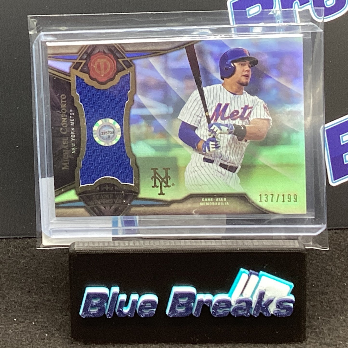 2016 Topps Tribute Stamp of Approval Michael Conforto 137/199 #SOA-MCO Mets