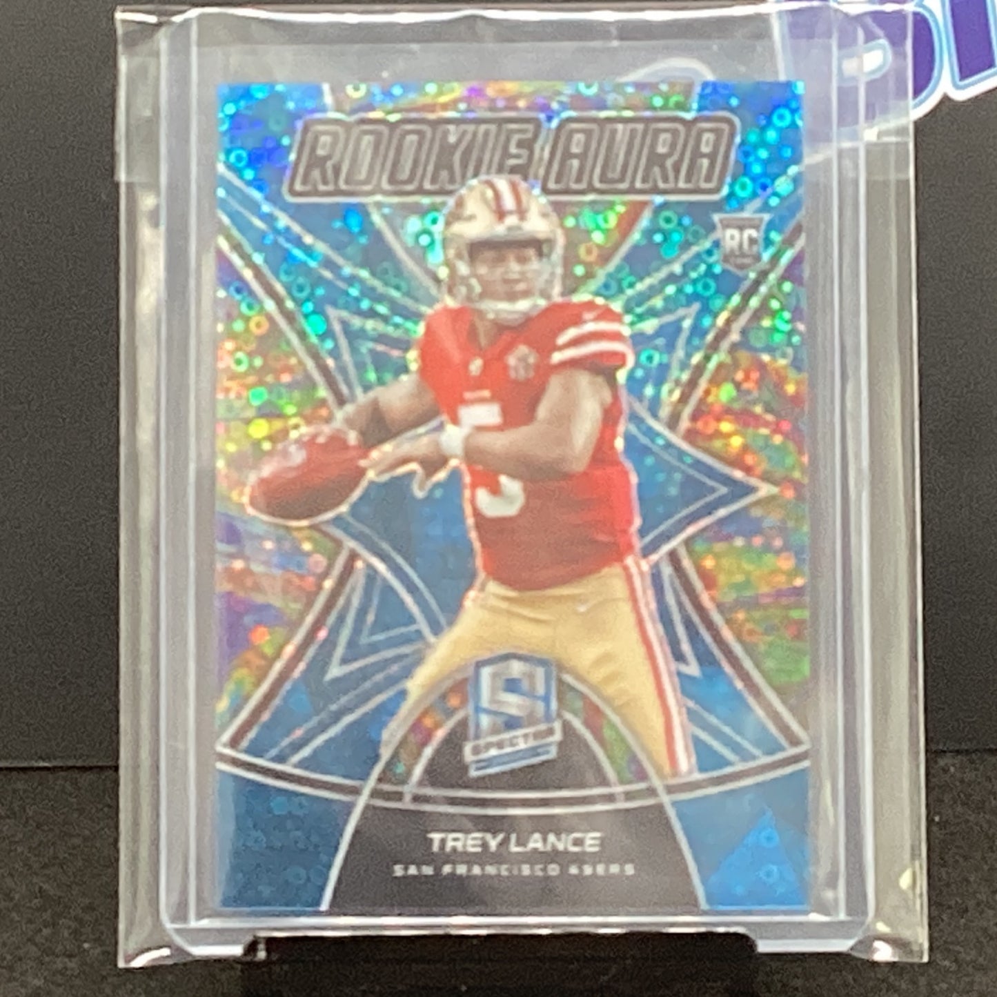 2021 Panini Spectra Rookie Aura Blue Disco Trey Lance 12/60 RO-4