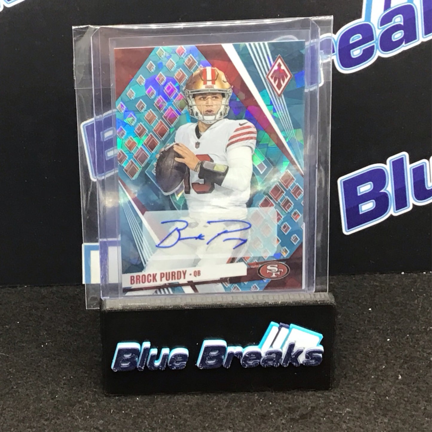 2023 Panini Phoenix blue ice Brock Purdy auto SP 15/25 #6 49ers