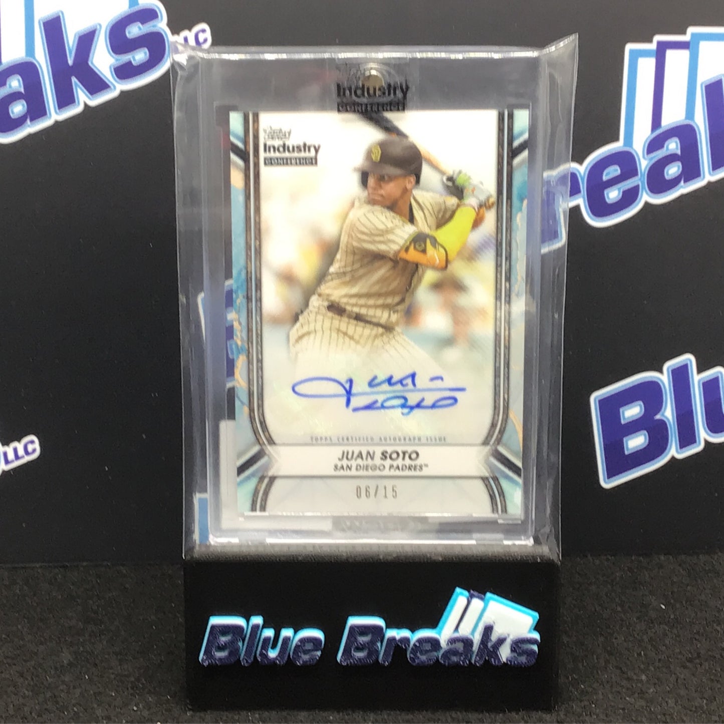 2023 Topps Industry Conference Juan Soto auto 06/15 #A-JS Padres