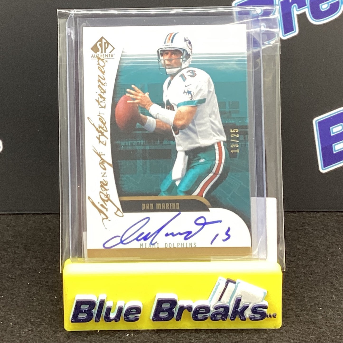 2005 SP Authentic Dan Marino auto 13/25 #SOT-DA