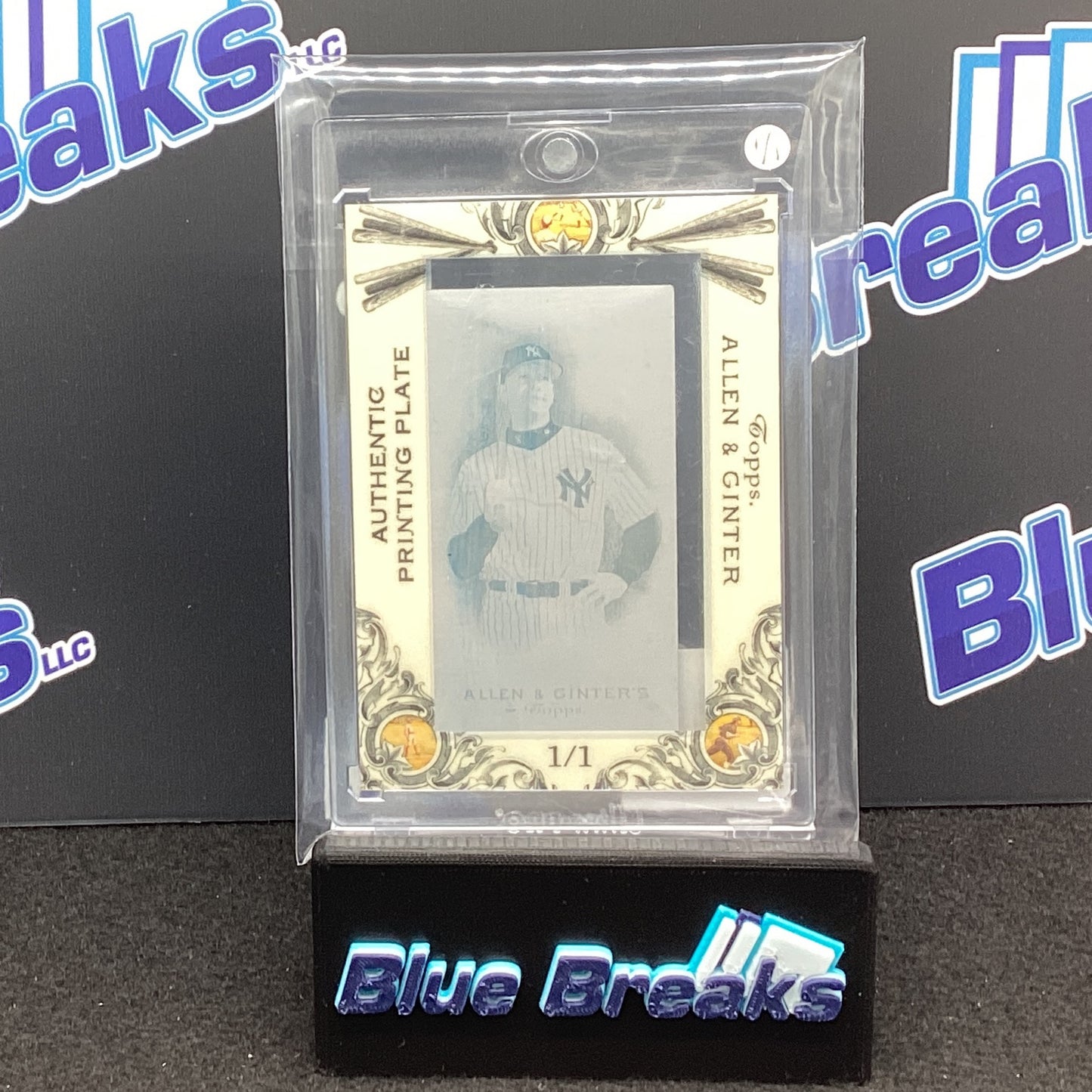 2006 Allen & Ginter Cyan Printing Plate Alex Rodriguez #50 1/1