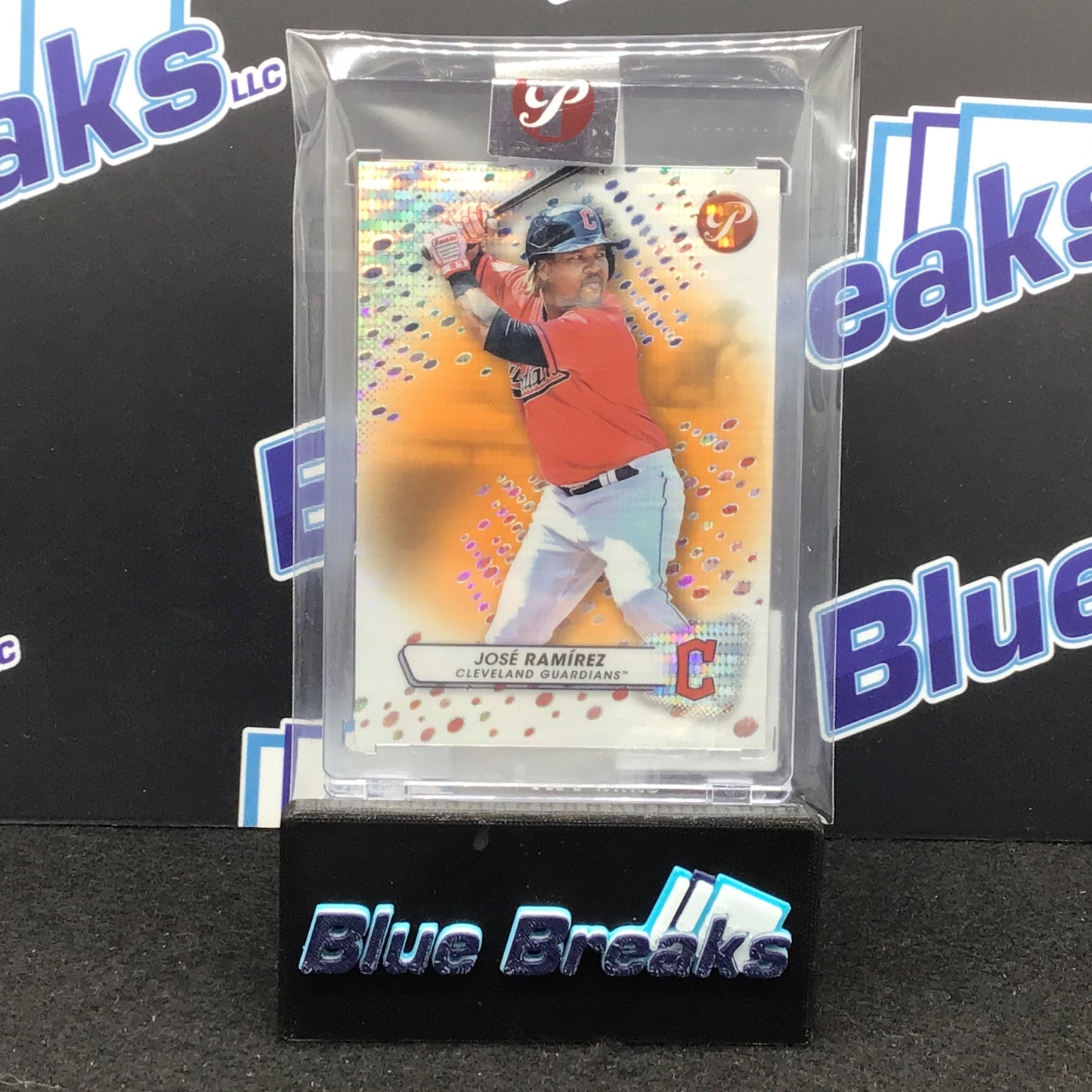 2023 Topps Pristine Orange Jose Ramirez 23/25 #82 Guardians