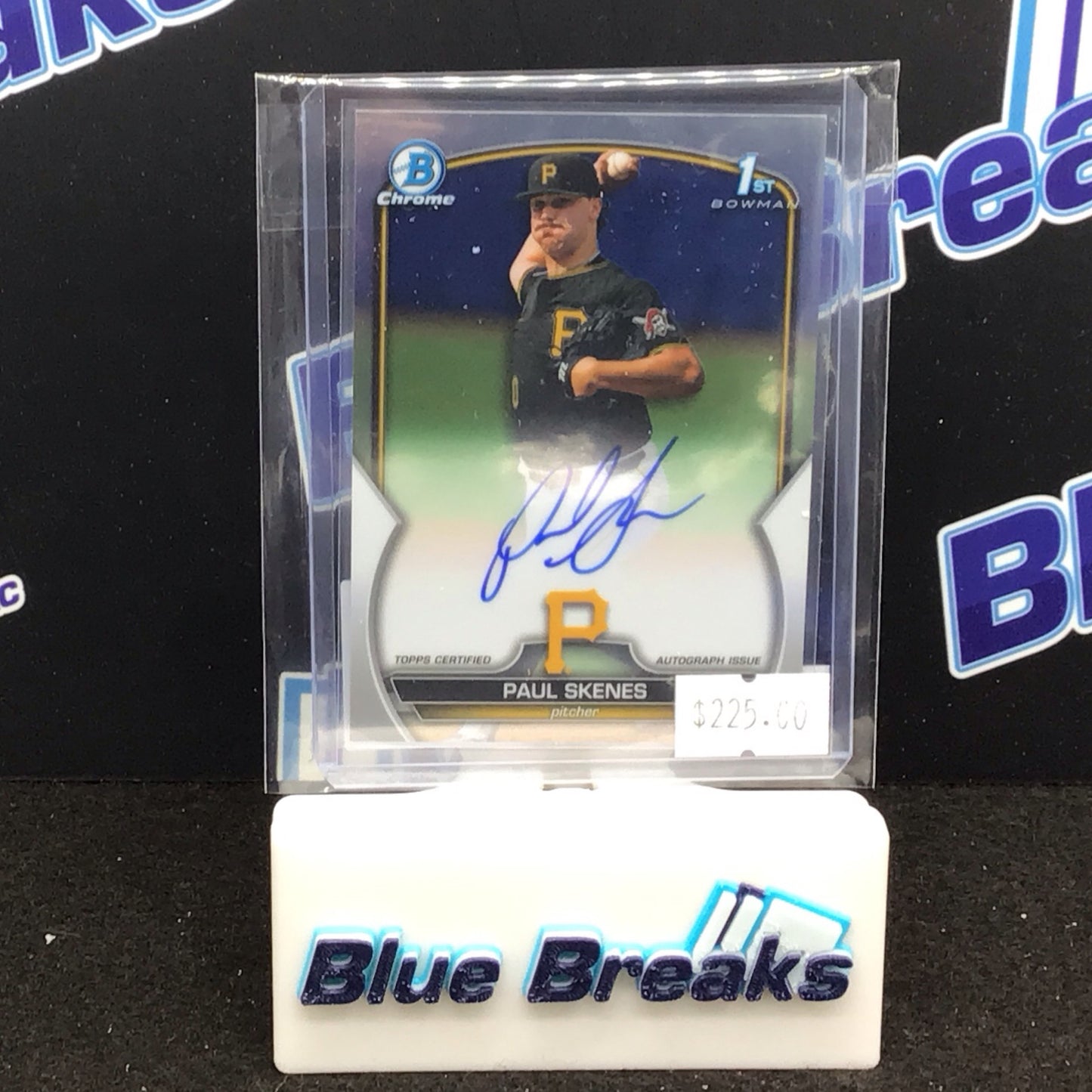 2023 Bowman Chrome 1st Bowman Paul Skenes auto #CDA-PS Pirates