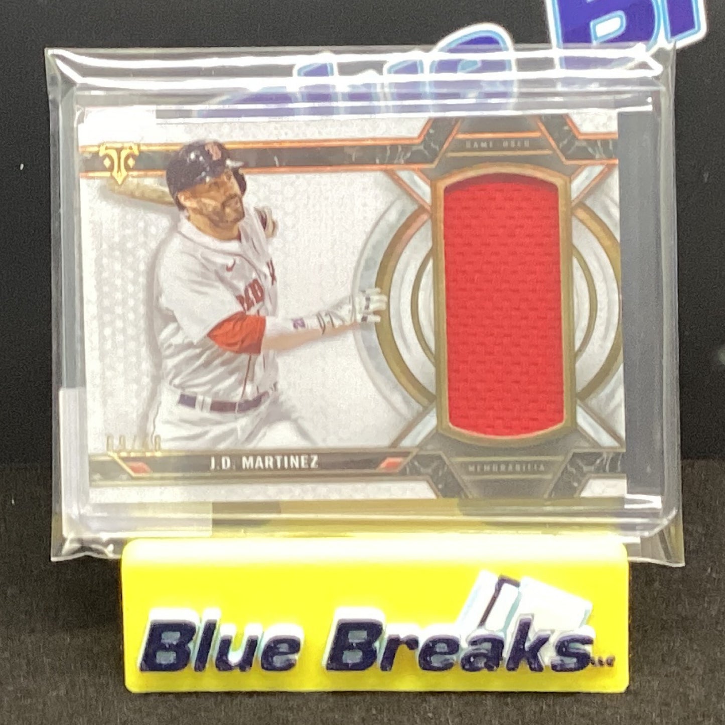 2021 Topps Triple Threads Jumbo relic JD Martinez 09/48