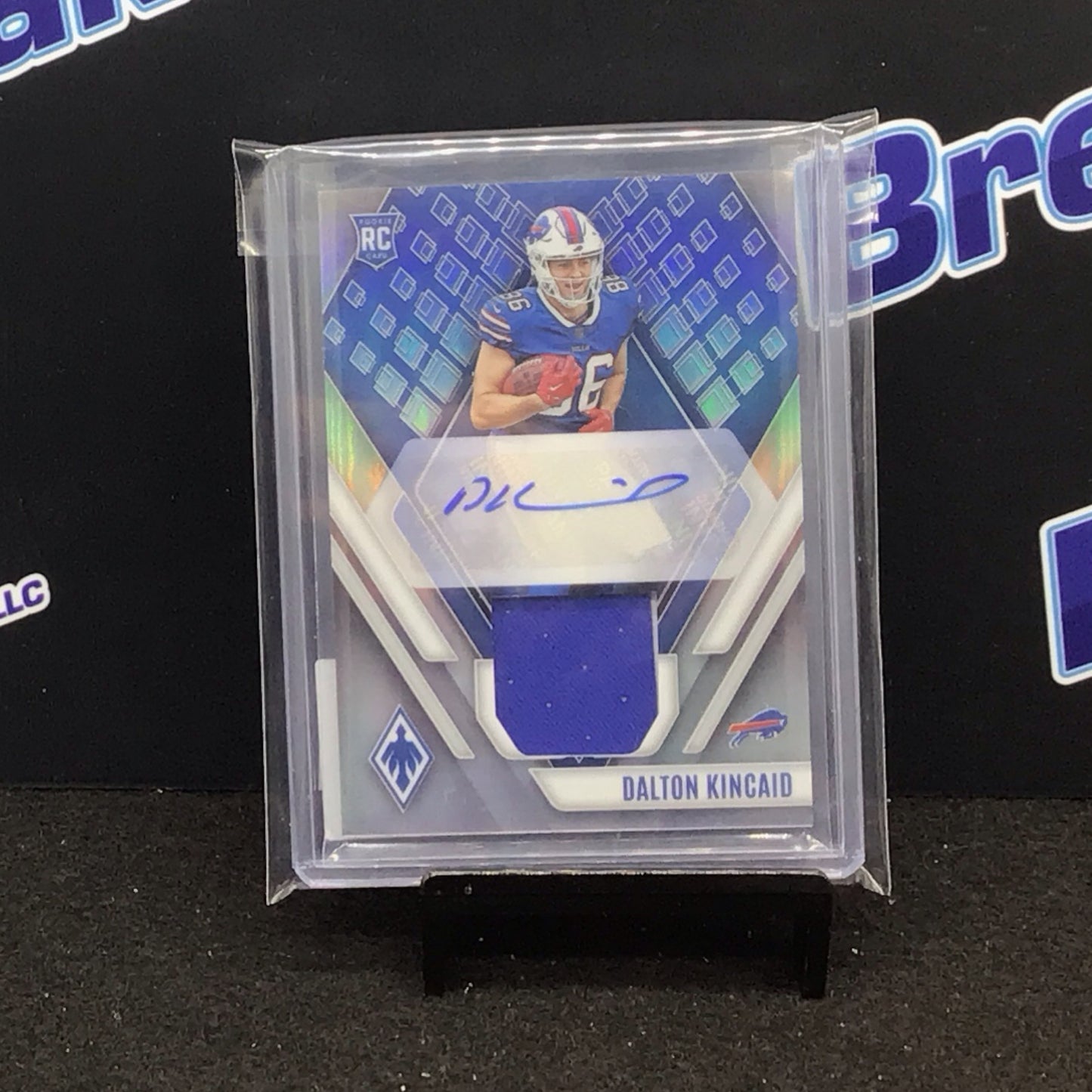 2023 Panini Phoenix Dalton Kincaid relic auto 034/299 RC #RAJ-DK Bills