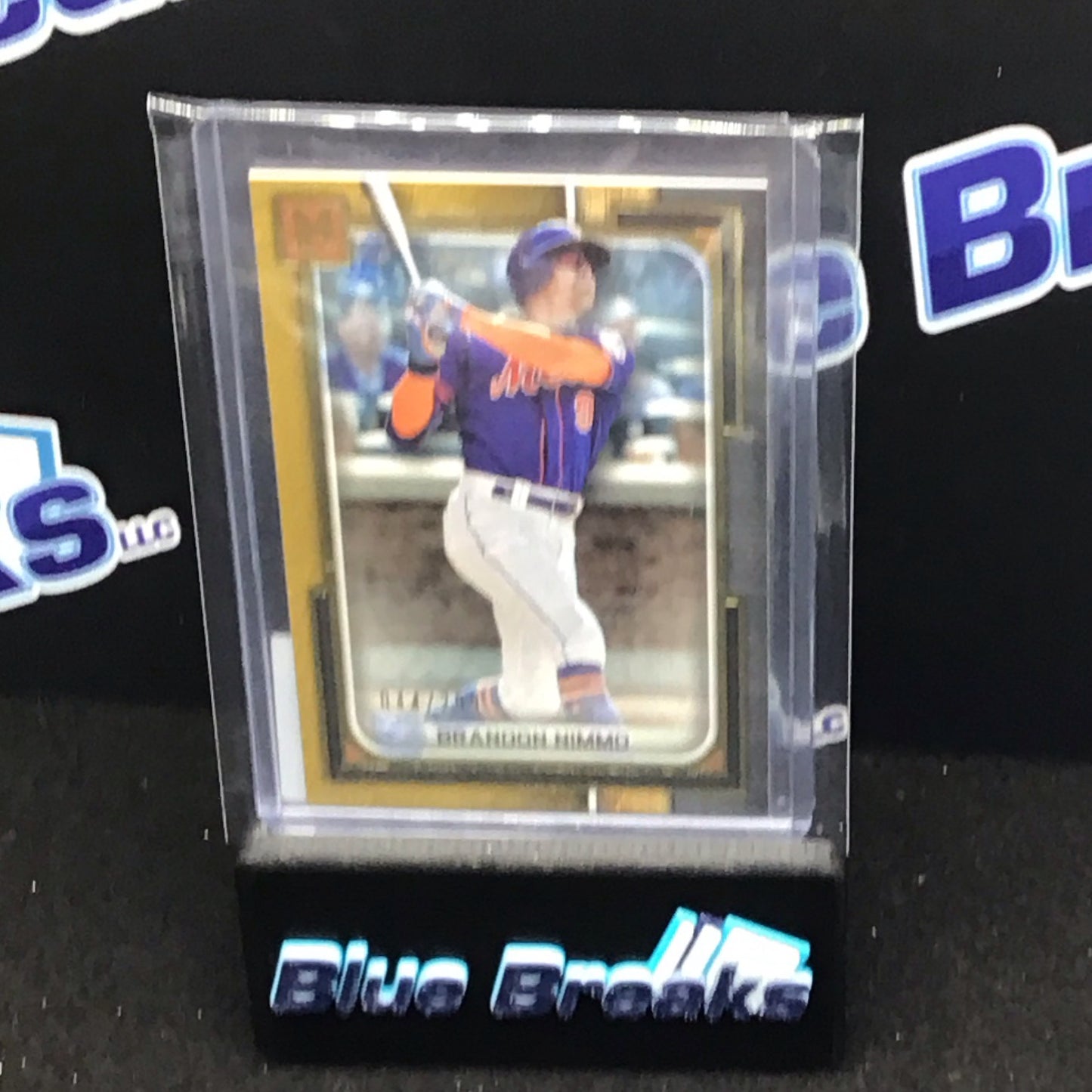 2023 Topps Museum Collection yellow Brandon Nimmo 044/299 #78 Mets