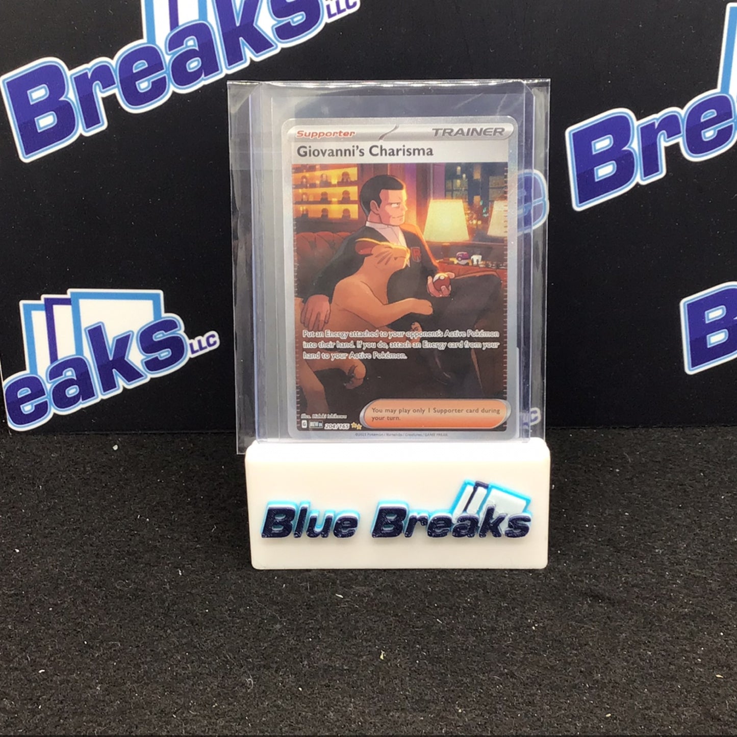 2023 Pokémon Giovanni's Charisma Trainer 204/165