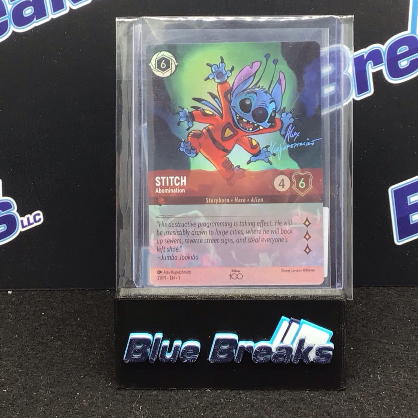 2023 Disney Lorcana D100 Stitch Abomination #21/P1