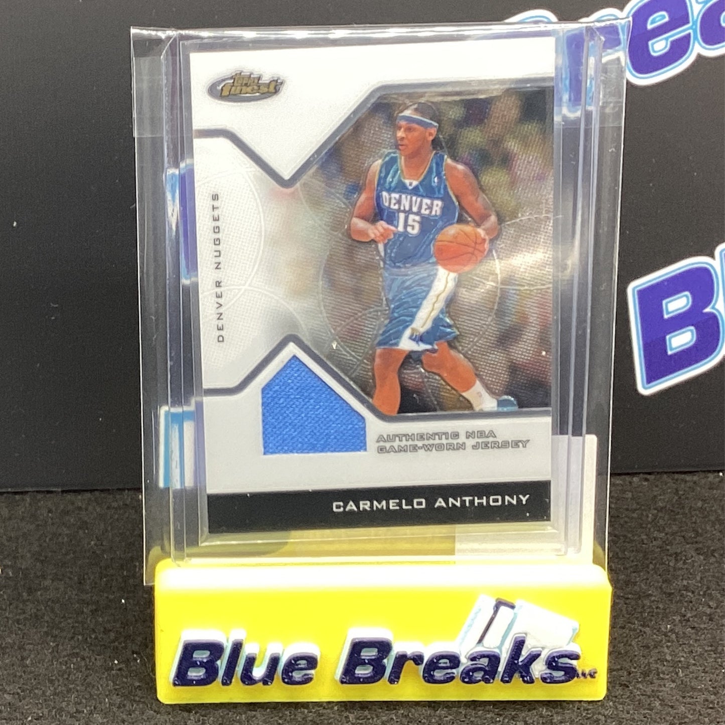 2005 Topps Finest Carmelo Anthony relic 248/299 109